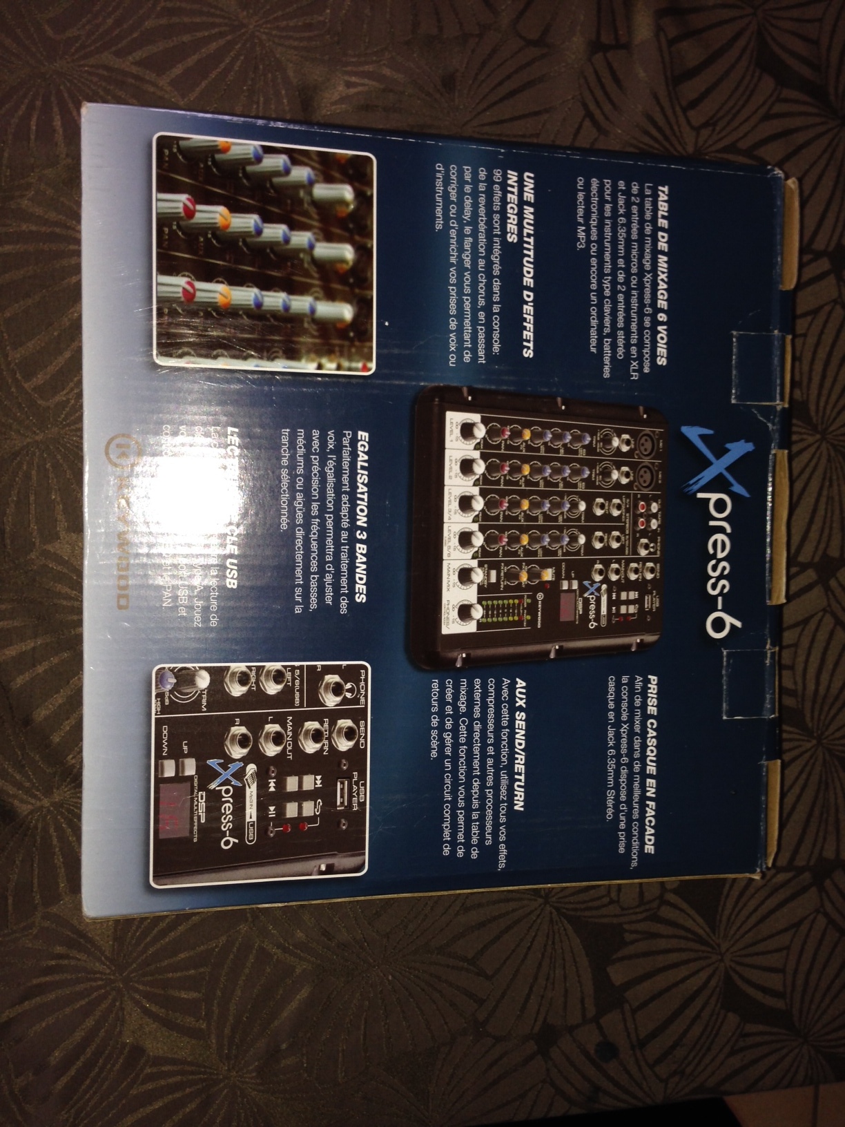 table de mixage xpress-6 keywood