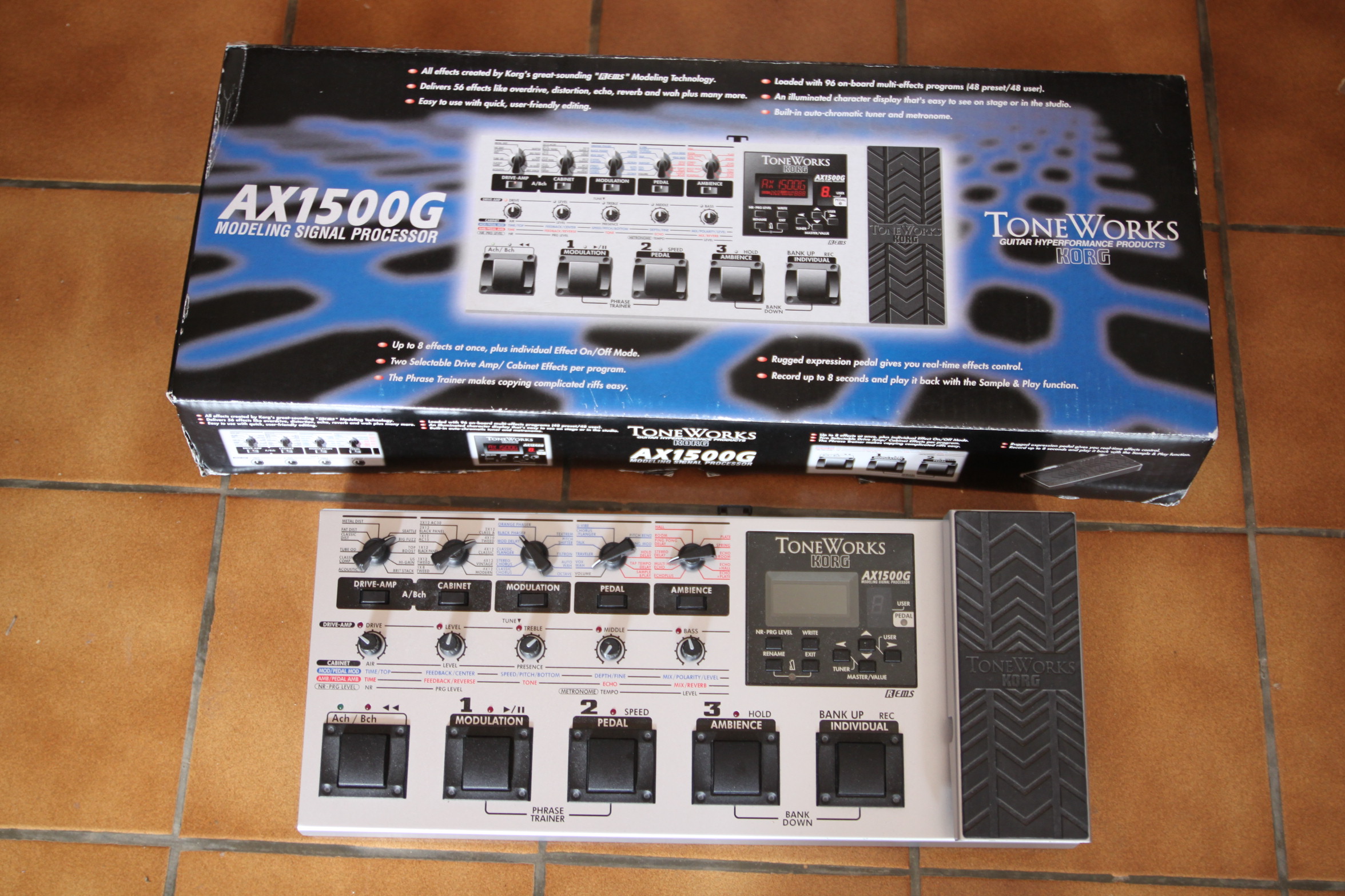 Обзор гитарного процессора korg ax1500g