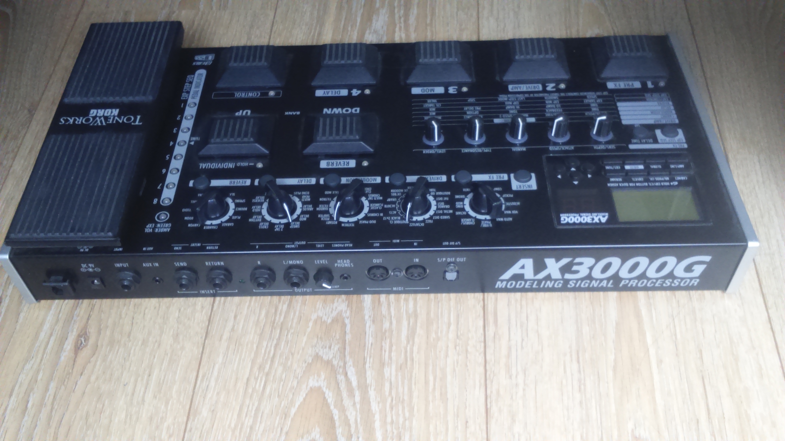 Гитарный процессор korg ax3000g обзор