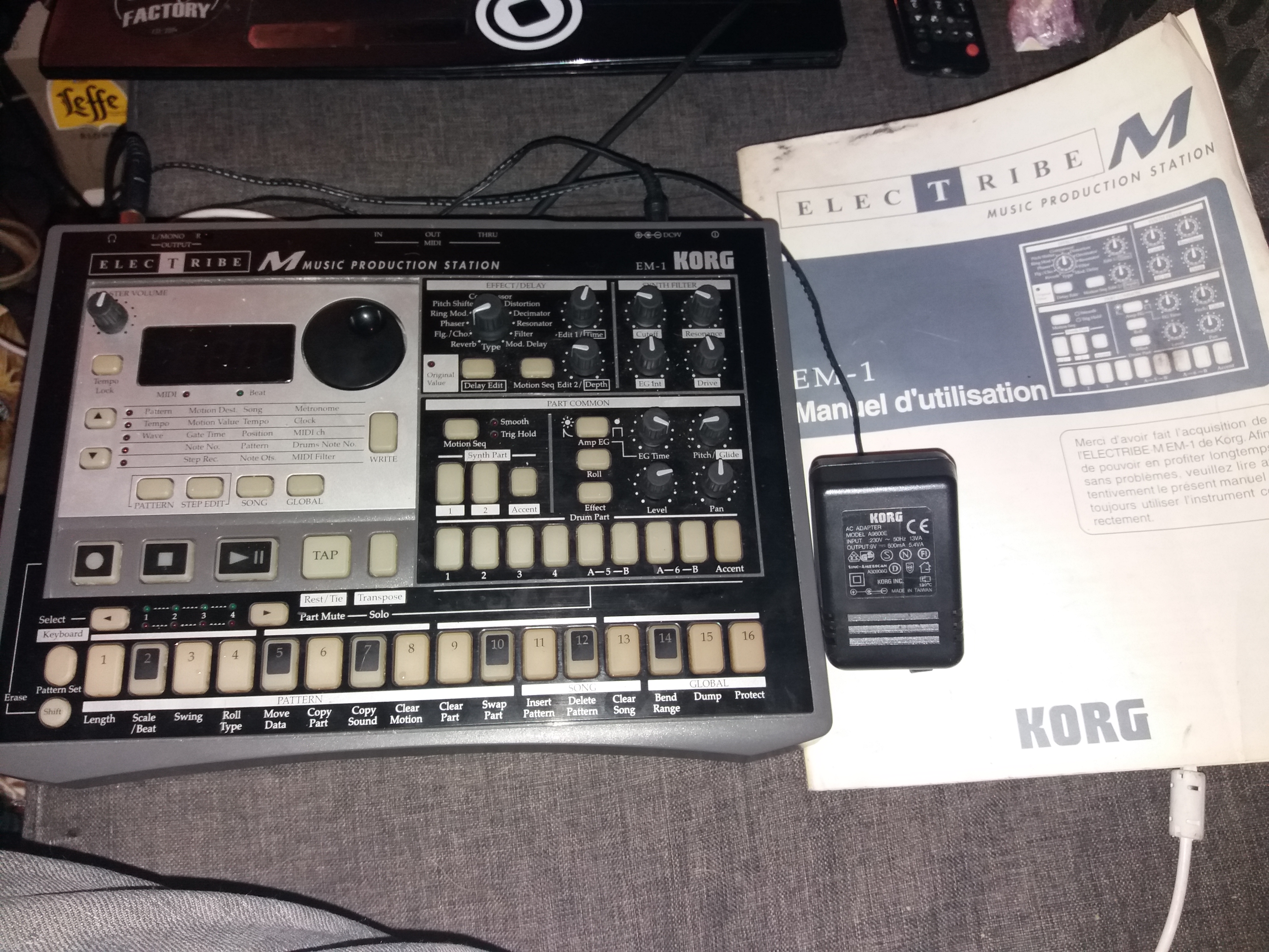 korg m 1 setup 1990s