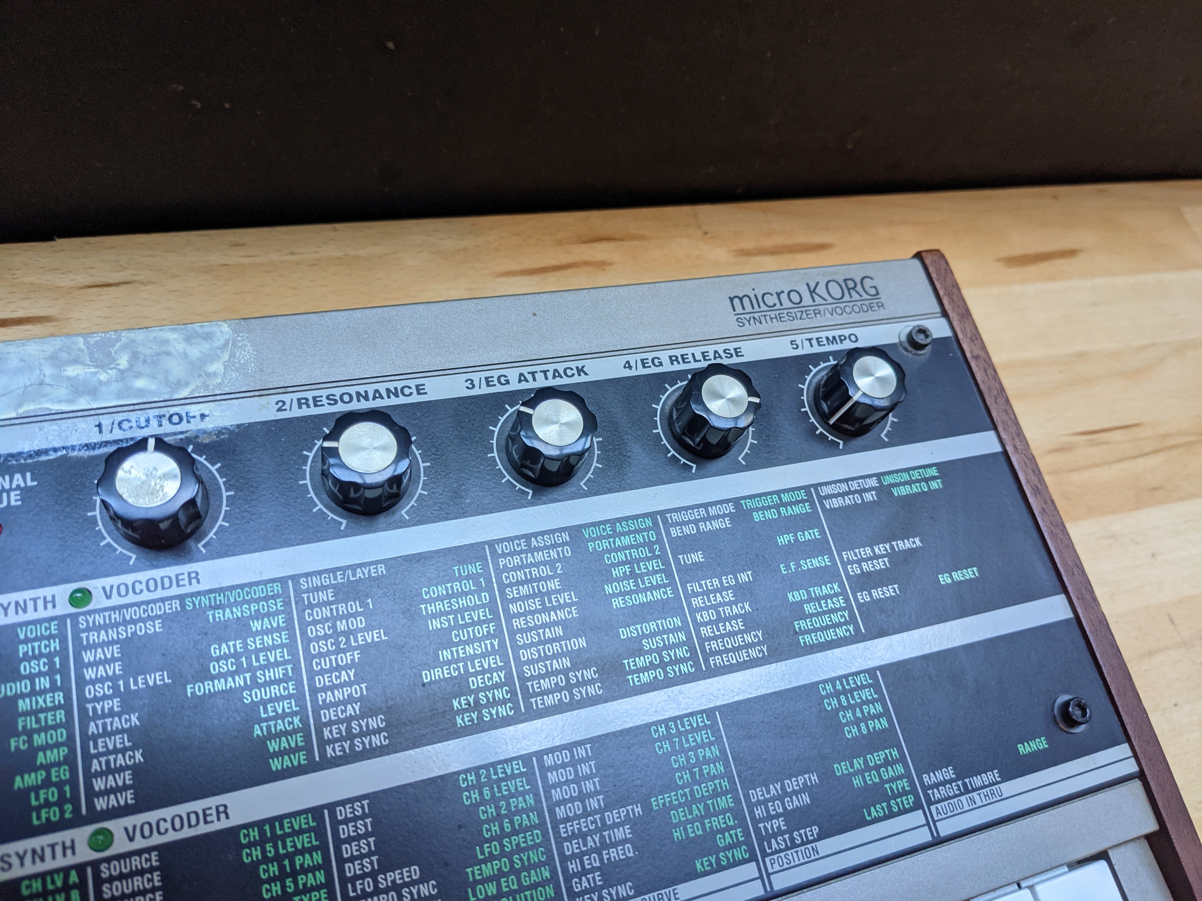 microkorg patch settings