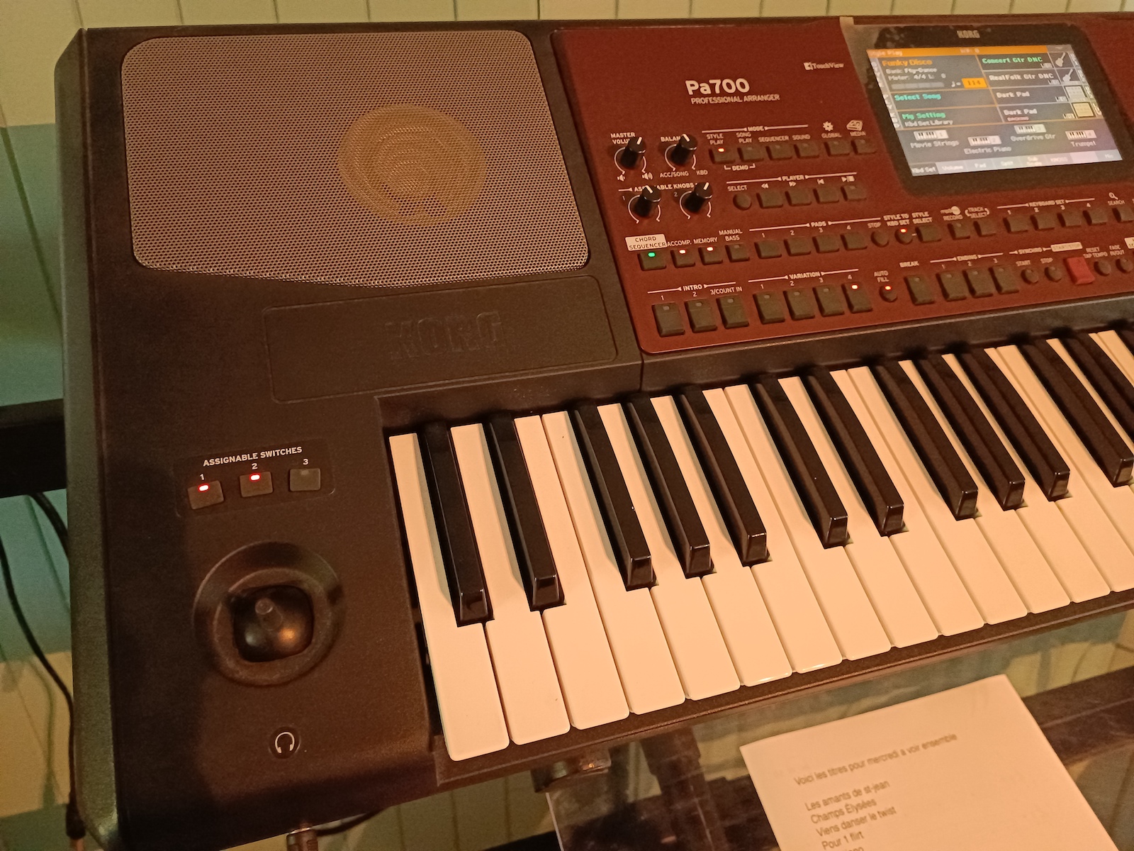 Pa700 - Korg Pa700 - Audiofanzine