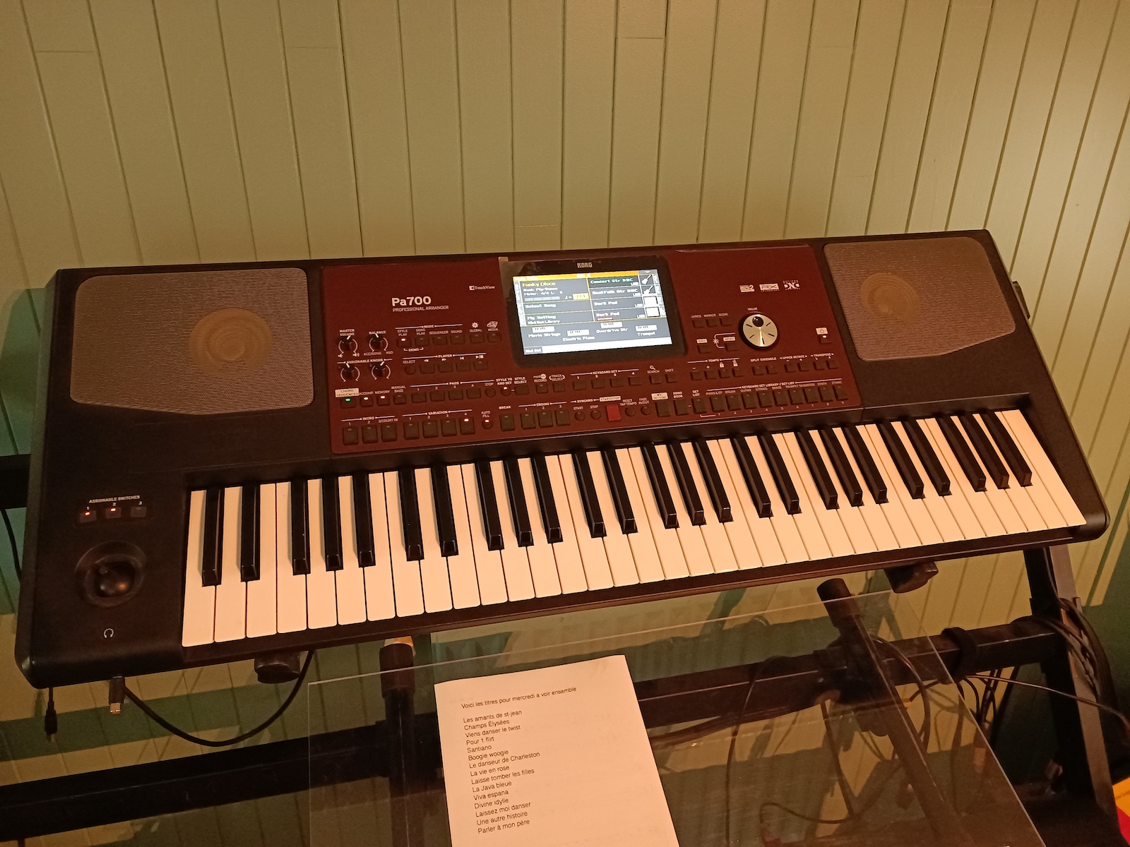 Pa700 - Korg Pa700 - Audiofanzine