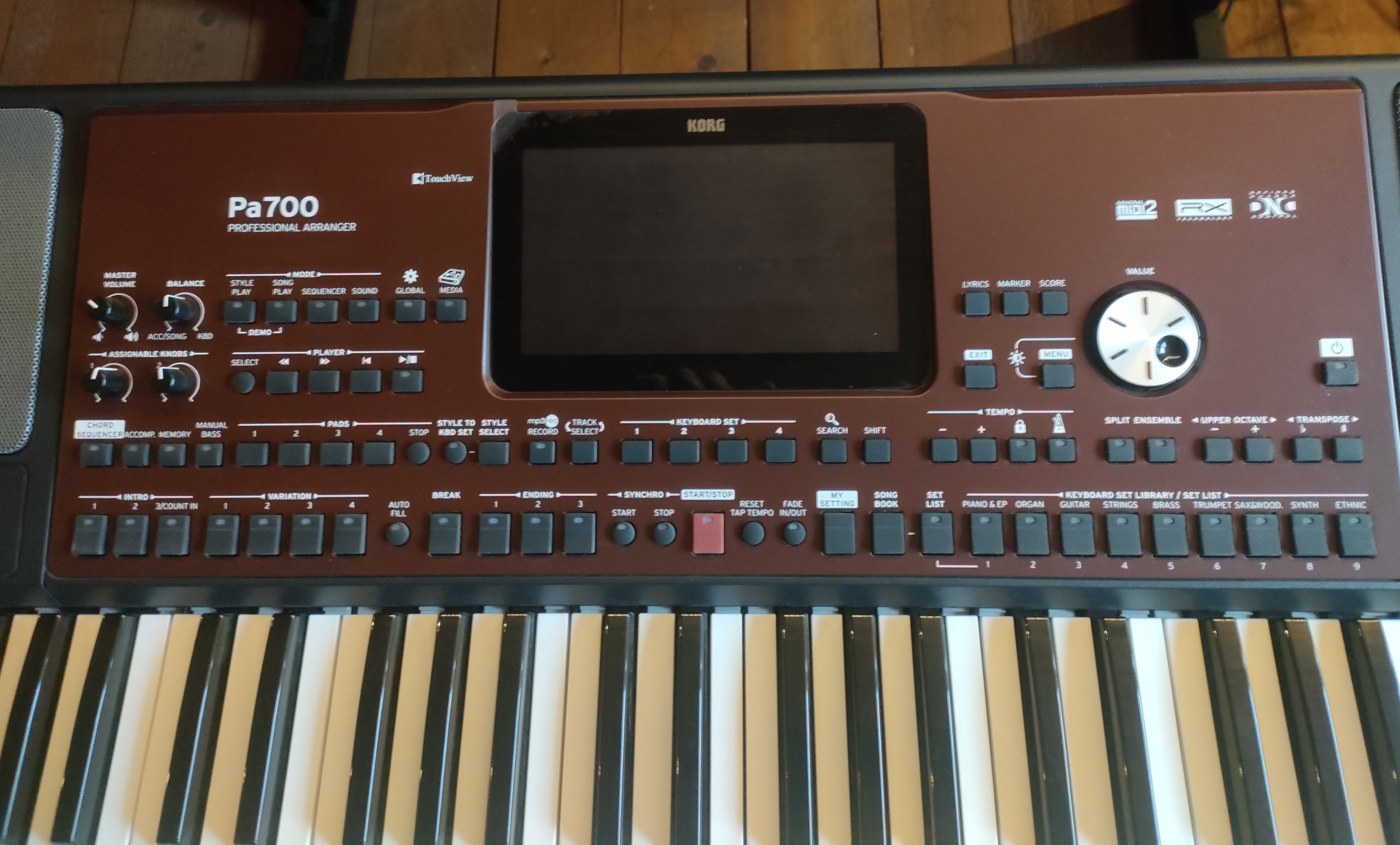 Pa700 - Korg Pa700 - Audiofanzine Pa700 - Korg Pa700 - Audiofanzine