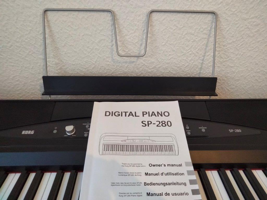 PIANO NUMERIQUE KORG SP-280BK NOIR