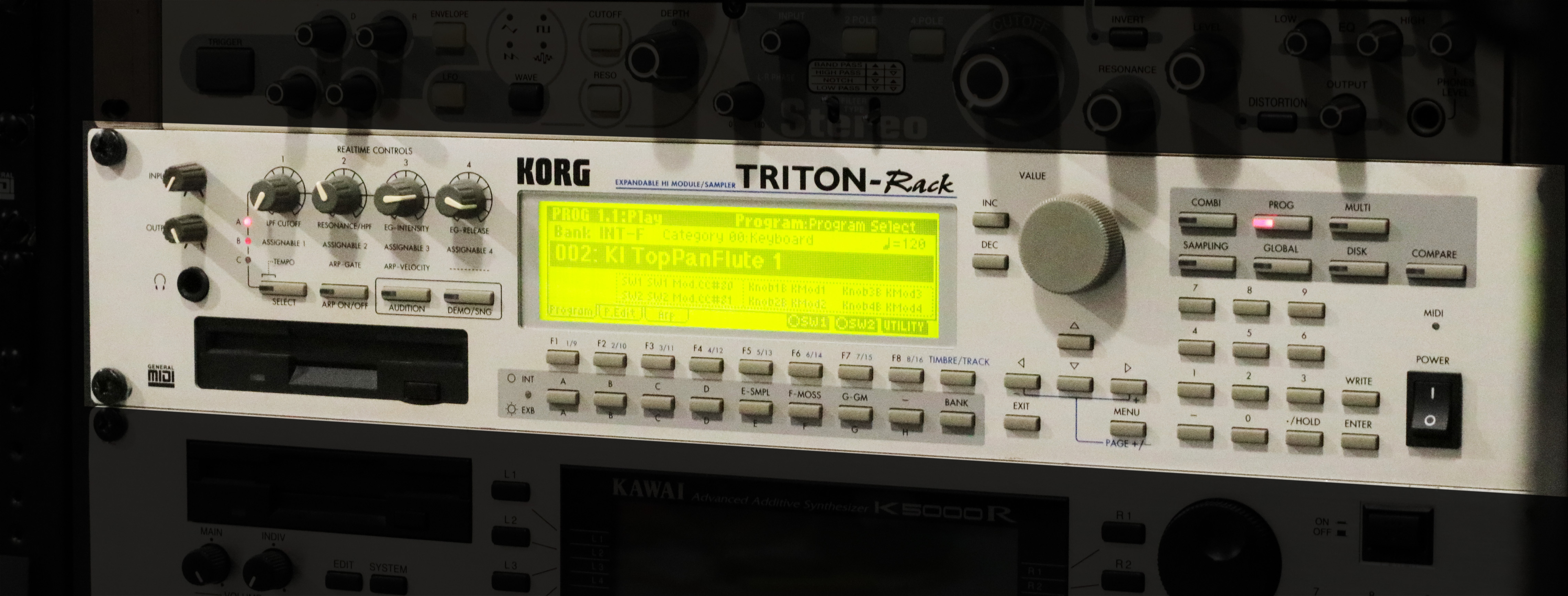 Triton Rack - Korg Triton Rack - Audiofanzine