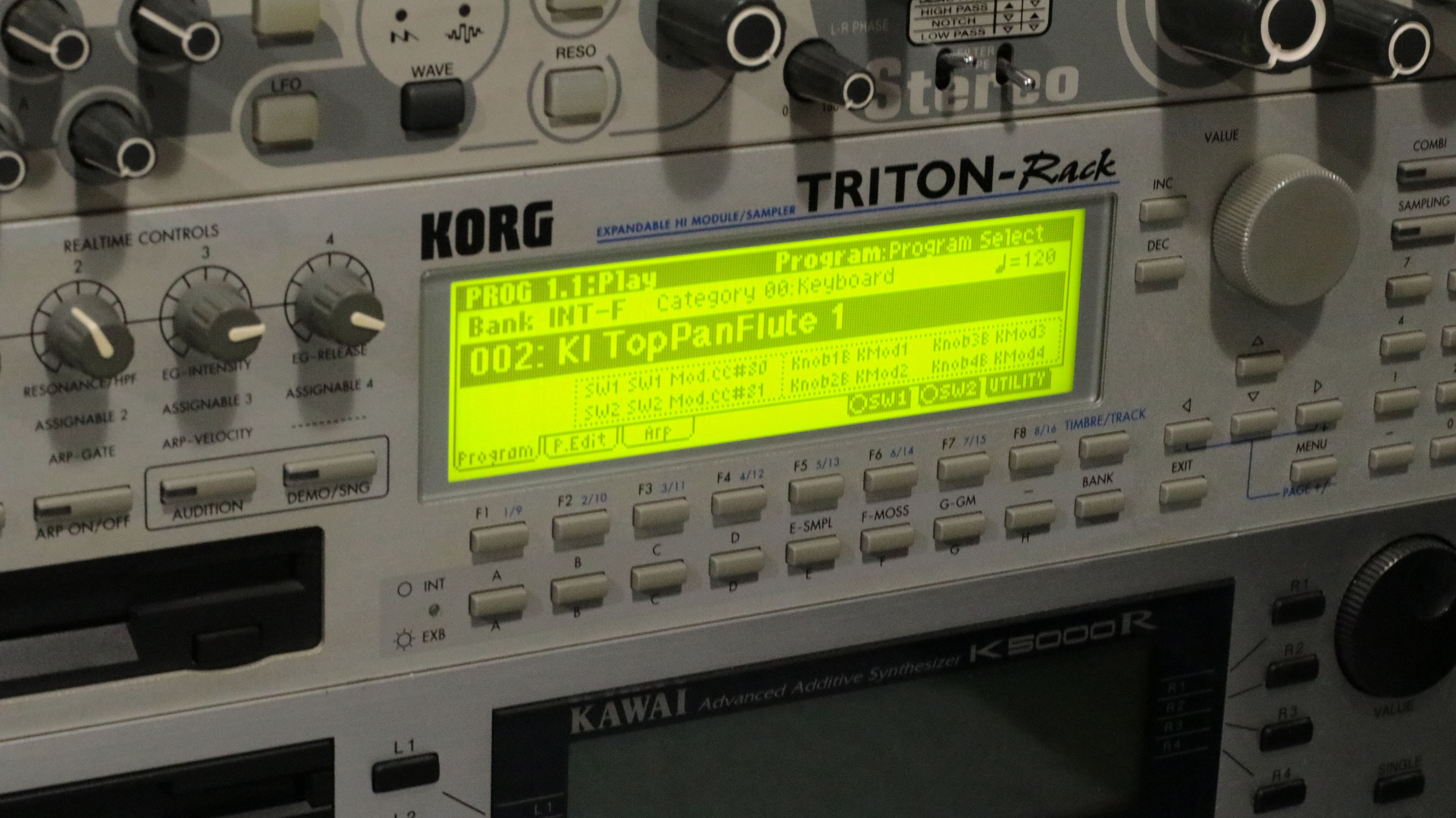 Triton Rack - Korg Triton Rack - Audiofanzine