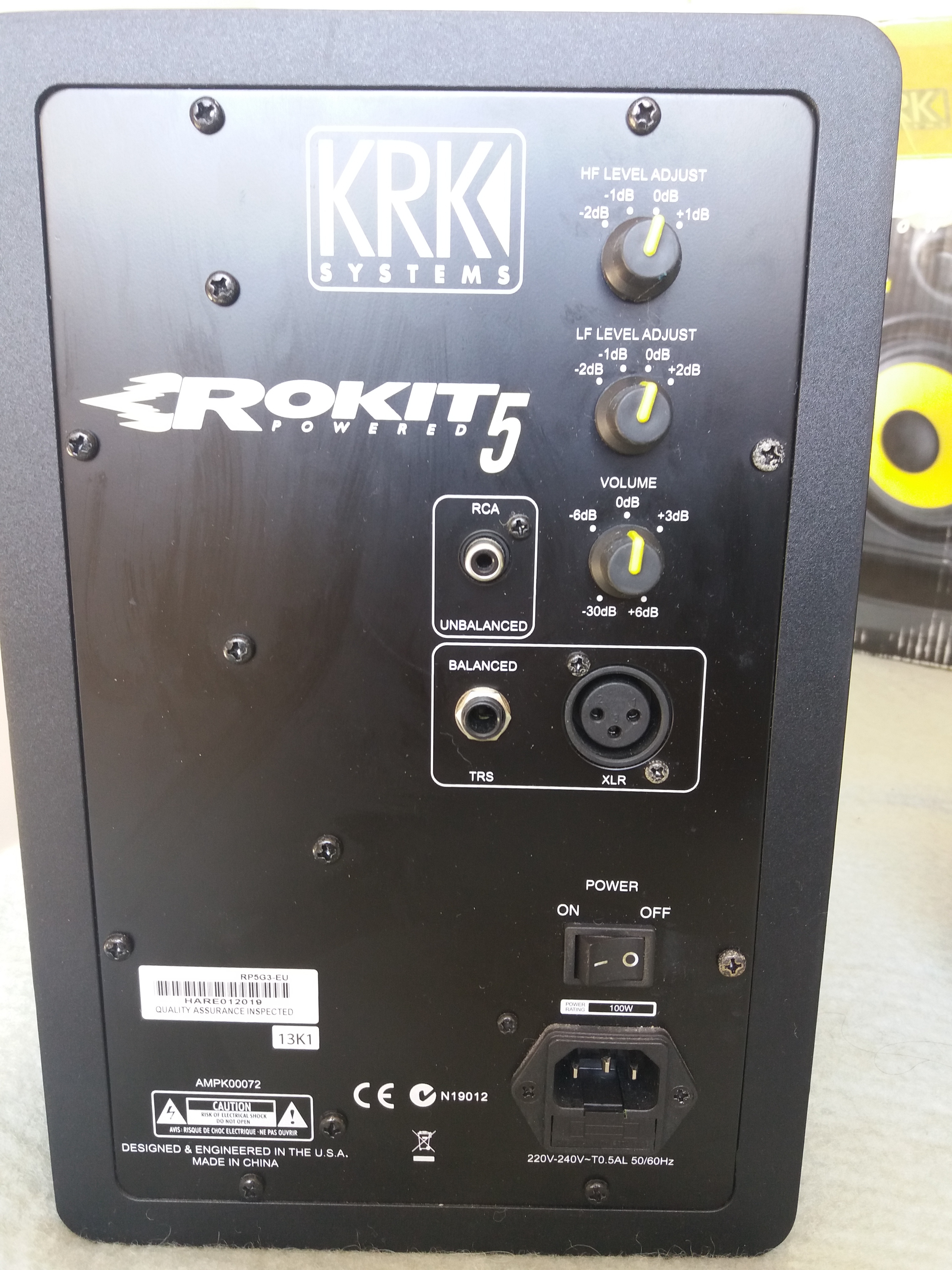 Обзор студийный монитор активный krk rp5 g3