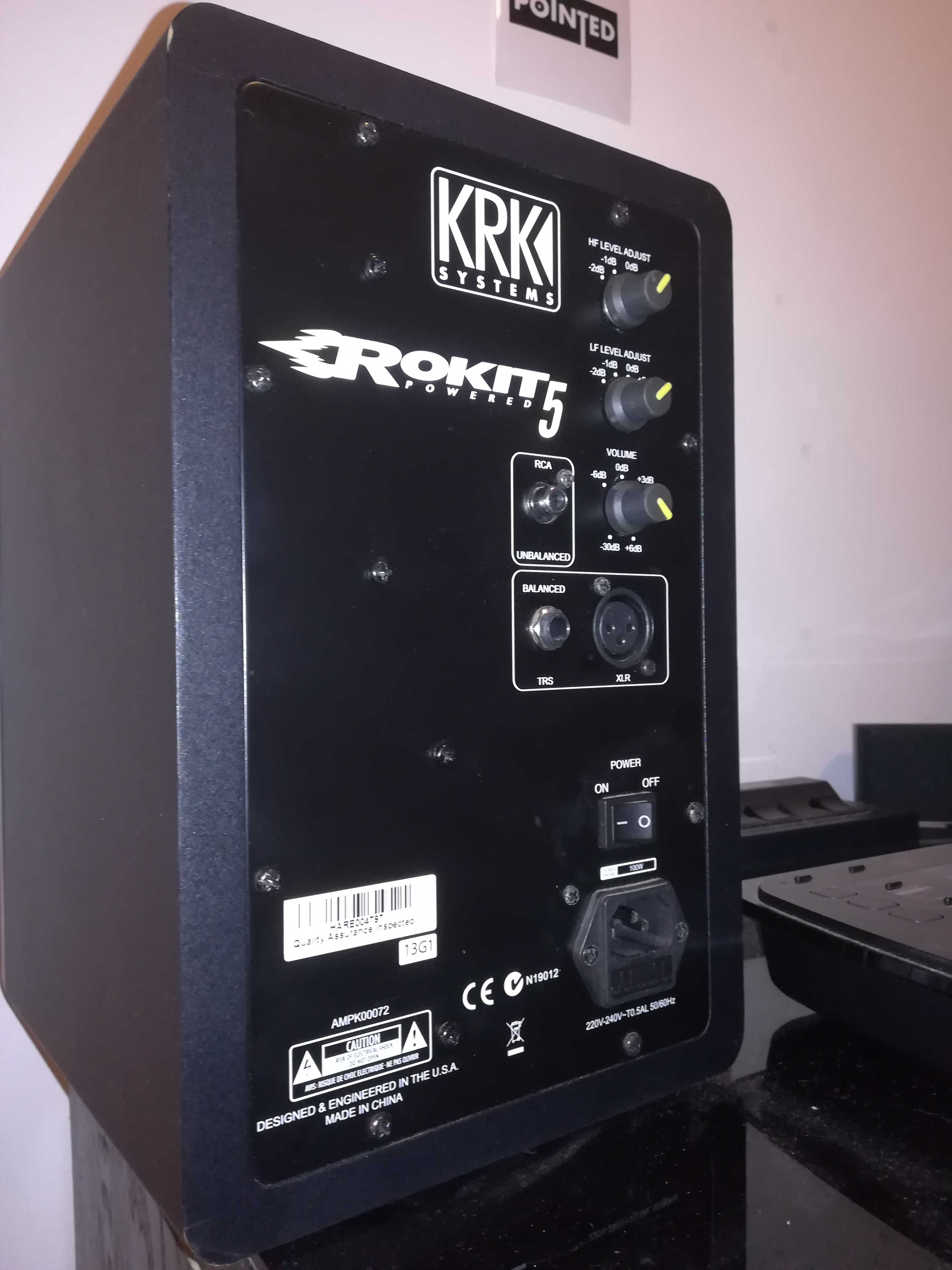 Обзор студийный монитор активный krk rp5 g3