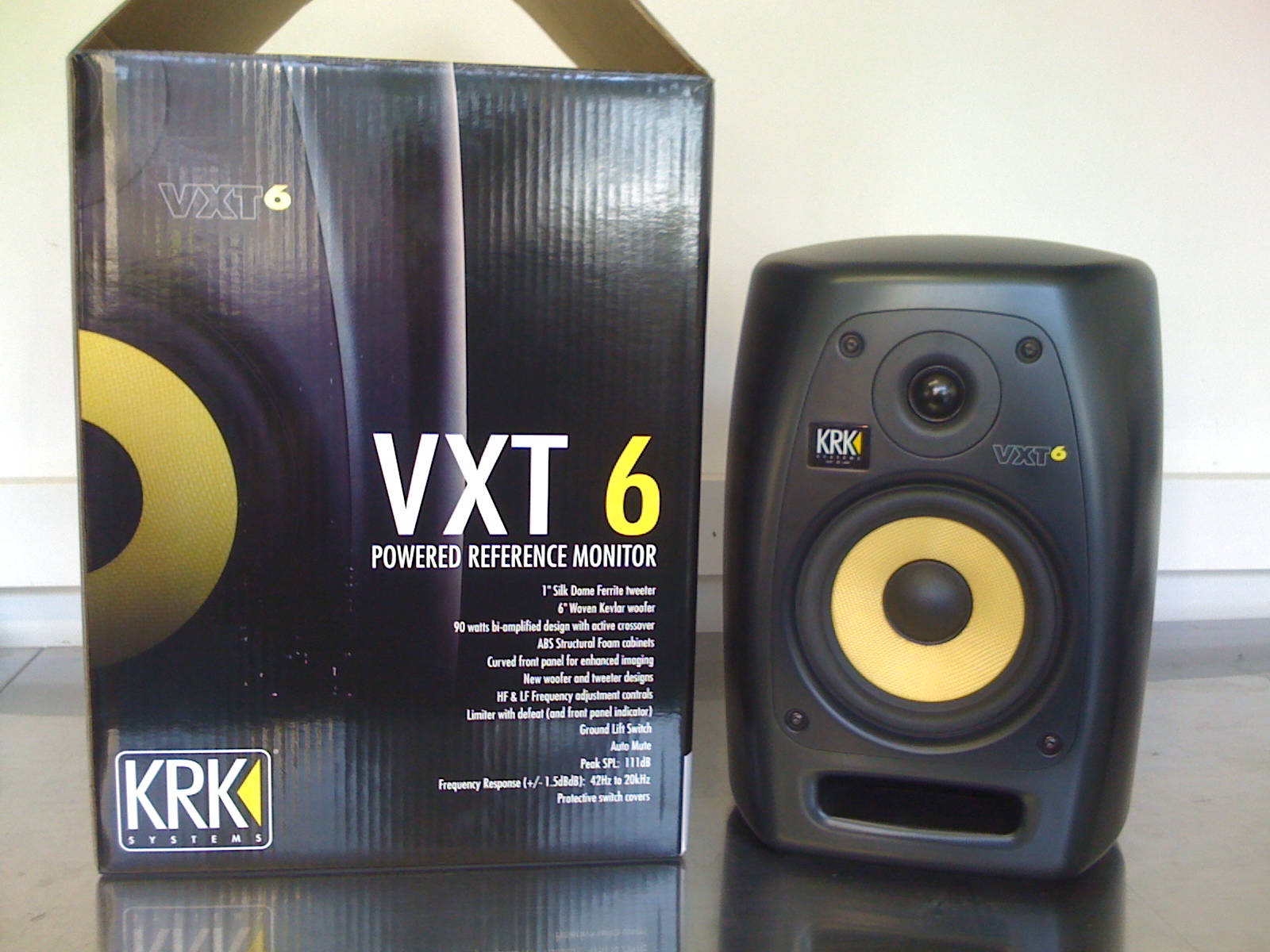 の公式オンラインストア KRK SYSTEMS VXT6 BK 片方levels adjustなし 