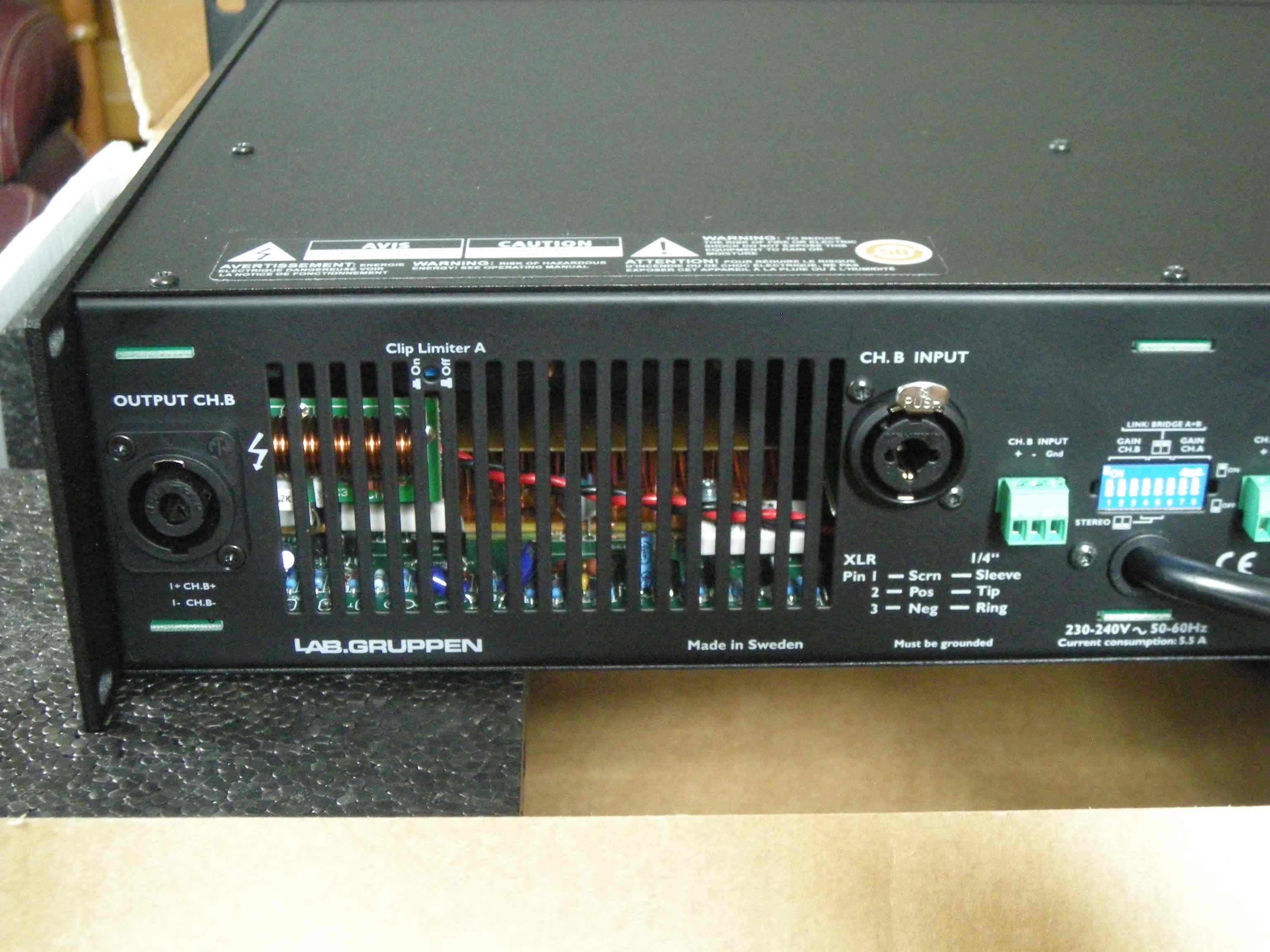 Lab Gruppen IP 1350 Etapa de Potencia Profesional - Amplificador - Sonido -  Audio