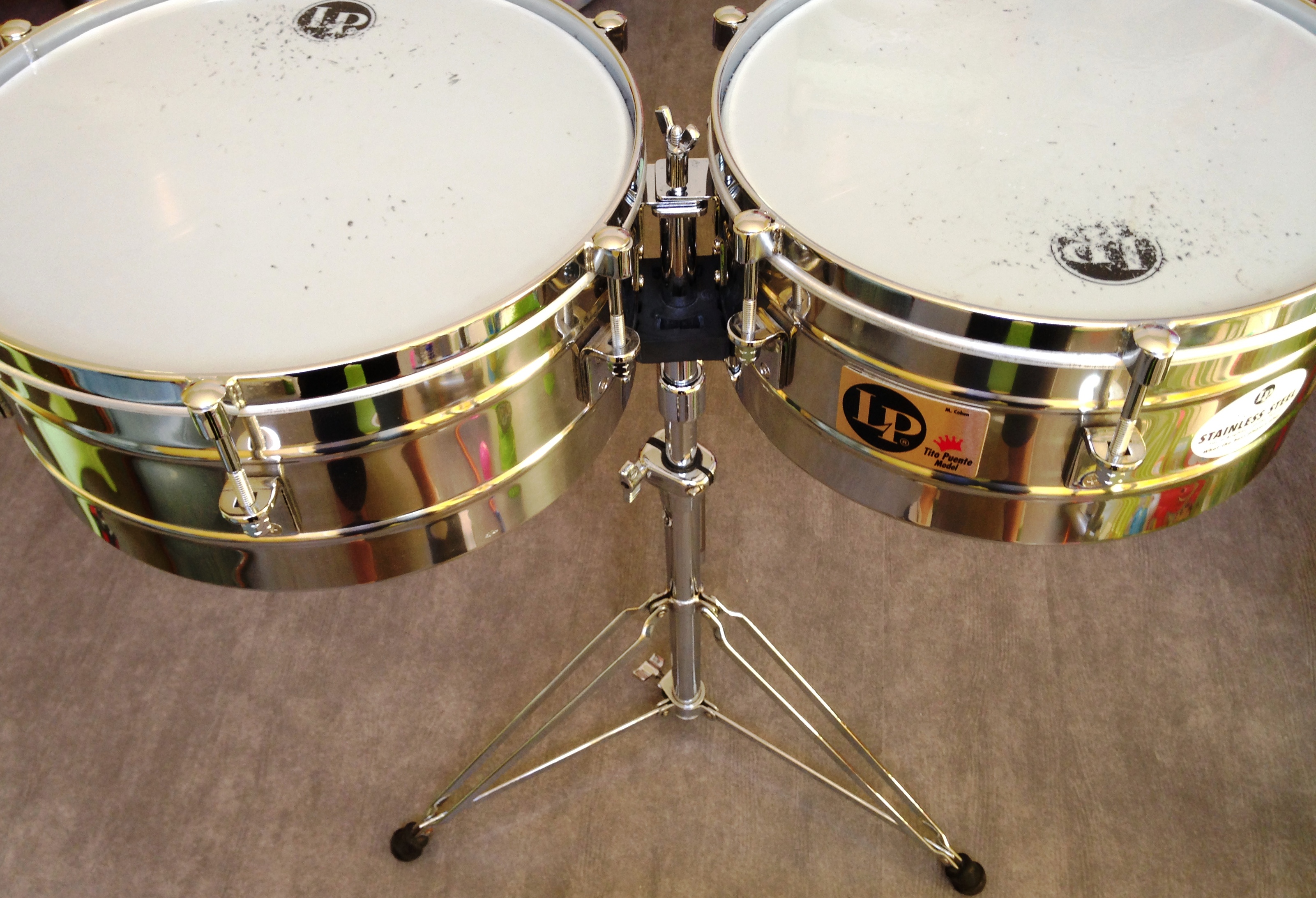 TIMBALES TITO PUENTE 14& ET 15& ACIER Audiofanzine