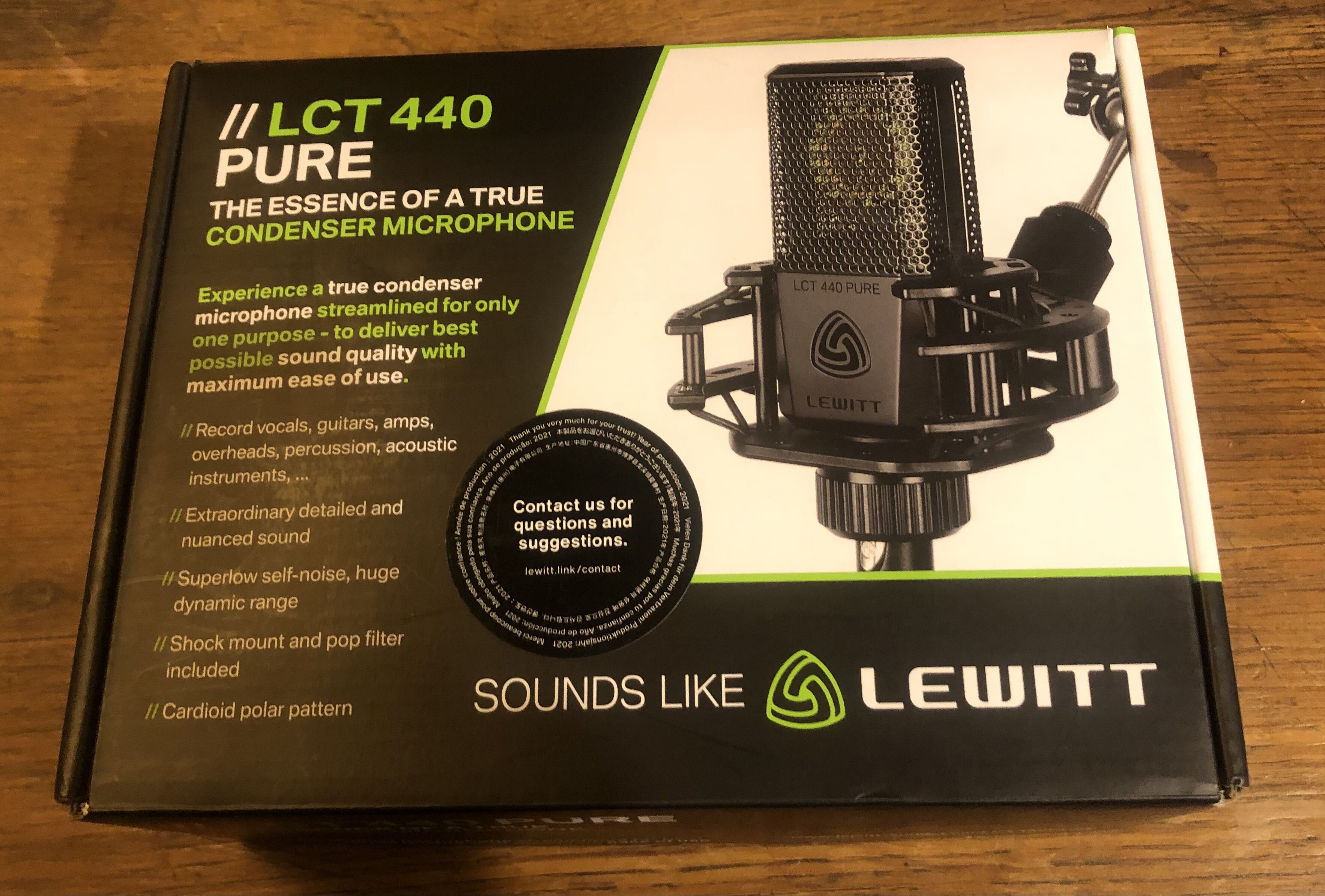 LCT 440 Pure - Lewitt LCT 440 Pure - Audiofanzine