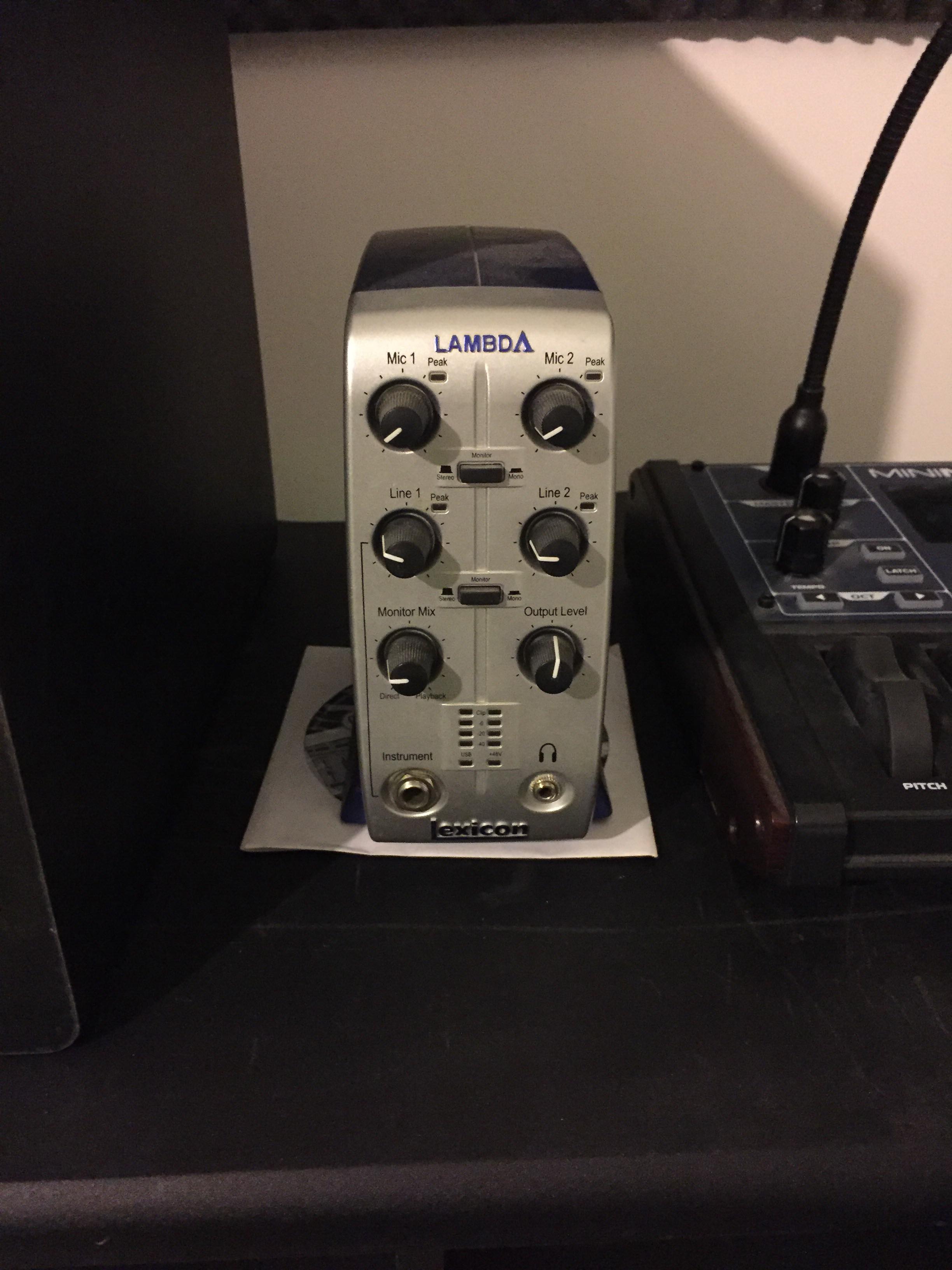 lexicon lambda usb audio interface