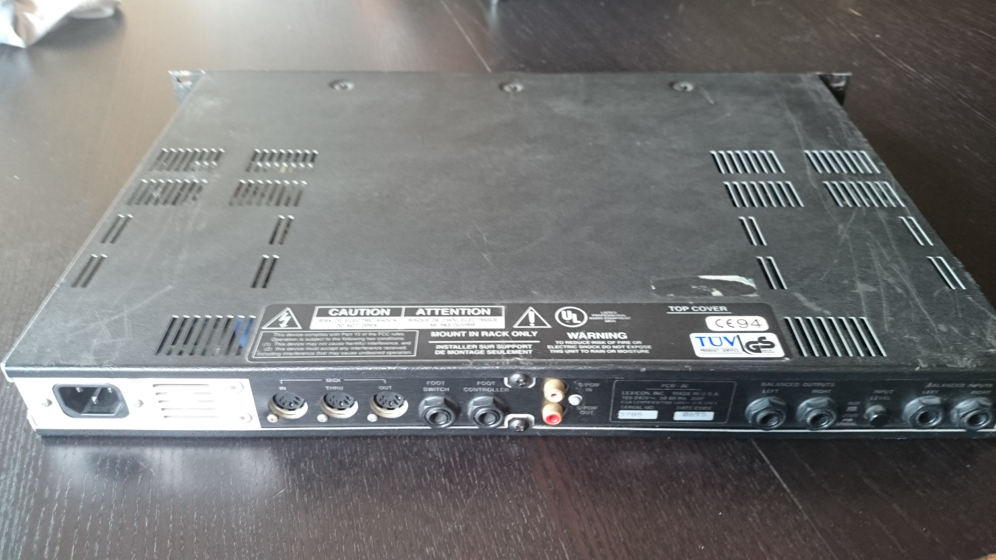 Lexicon PCM 80 image (1458940) Audiofanzine