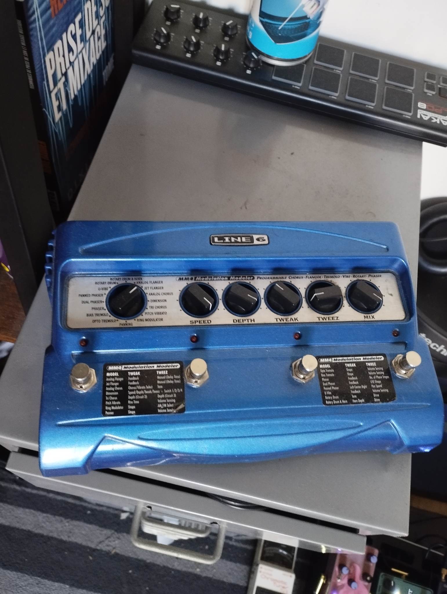 LINE6 MM4 アダプター、パッチケーブル付きの+ad-advan.co.jp