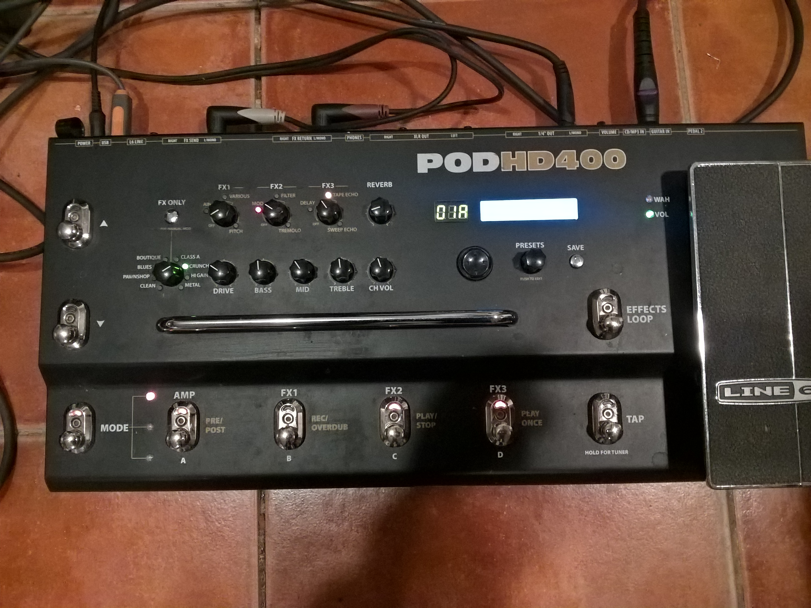 POD HD400 - Line 6 POD HD400 - Audiofanzine