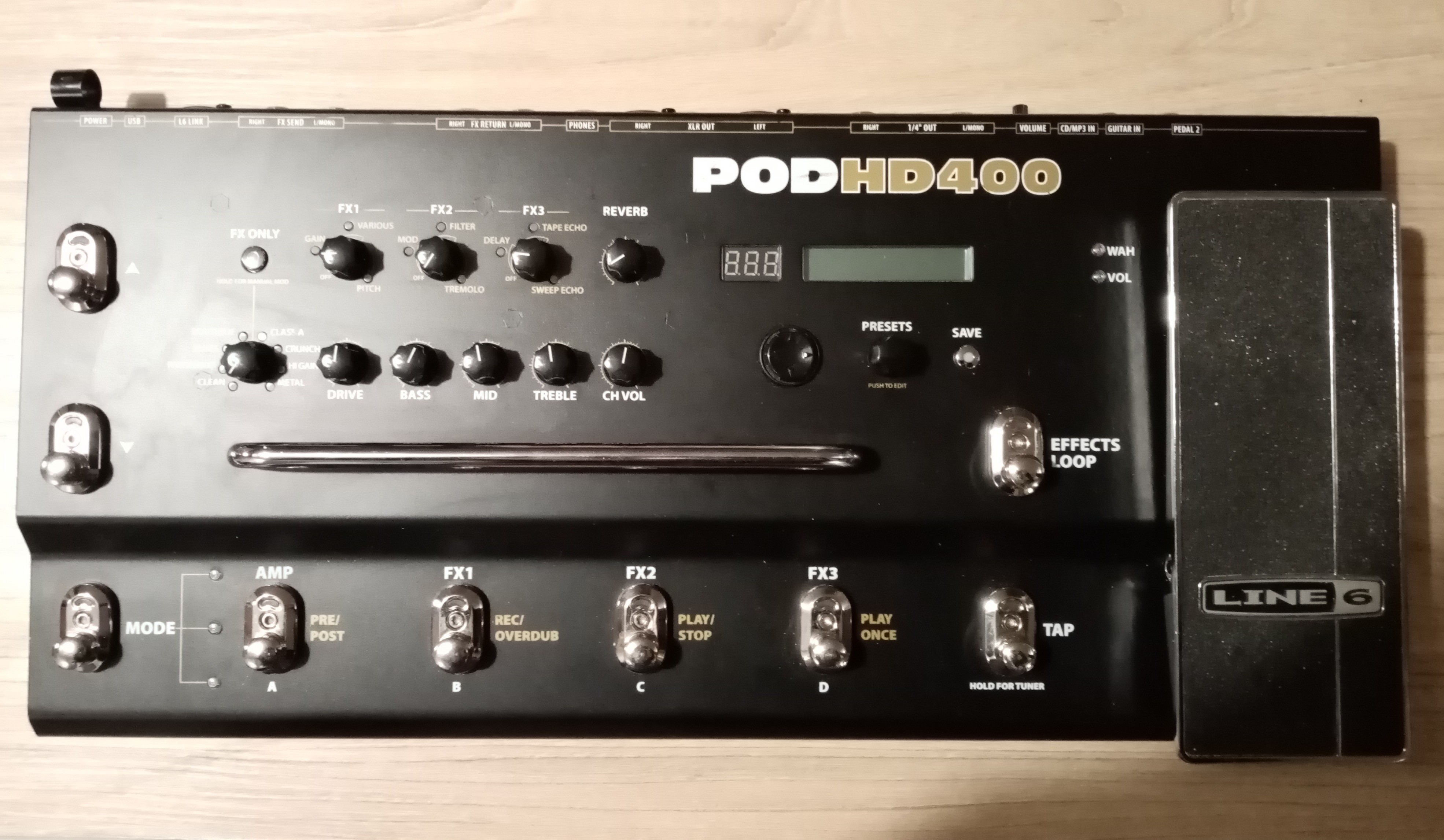 POD HD400 - Line 6 POD HD400 - Audiofanzine