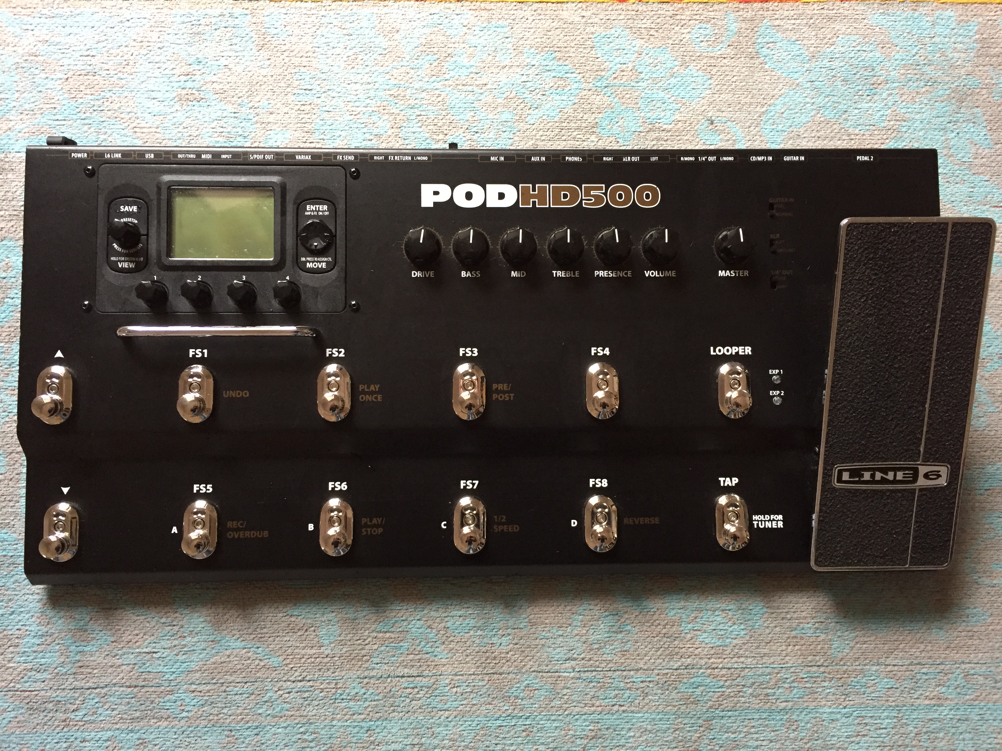 Схема line 6 pod hd 500