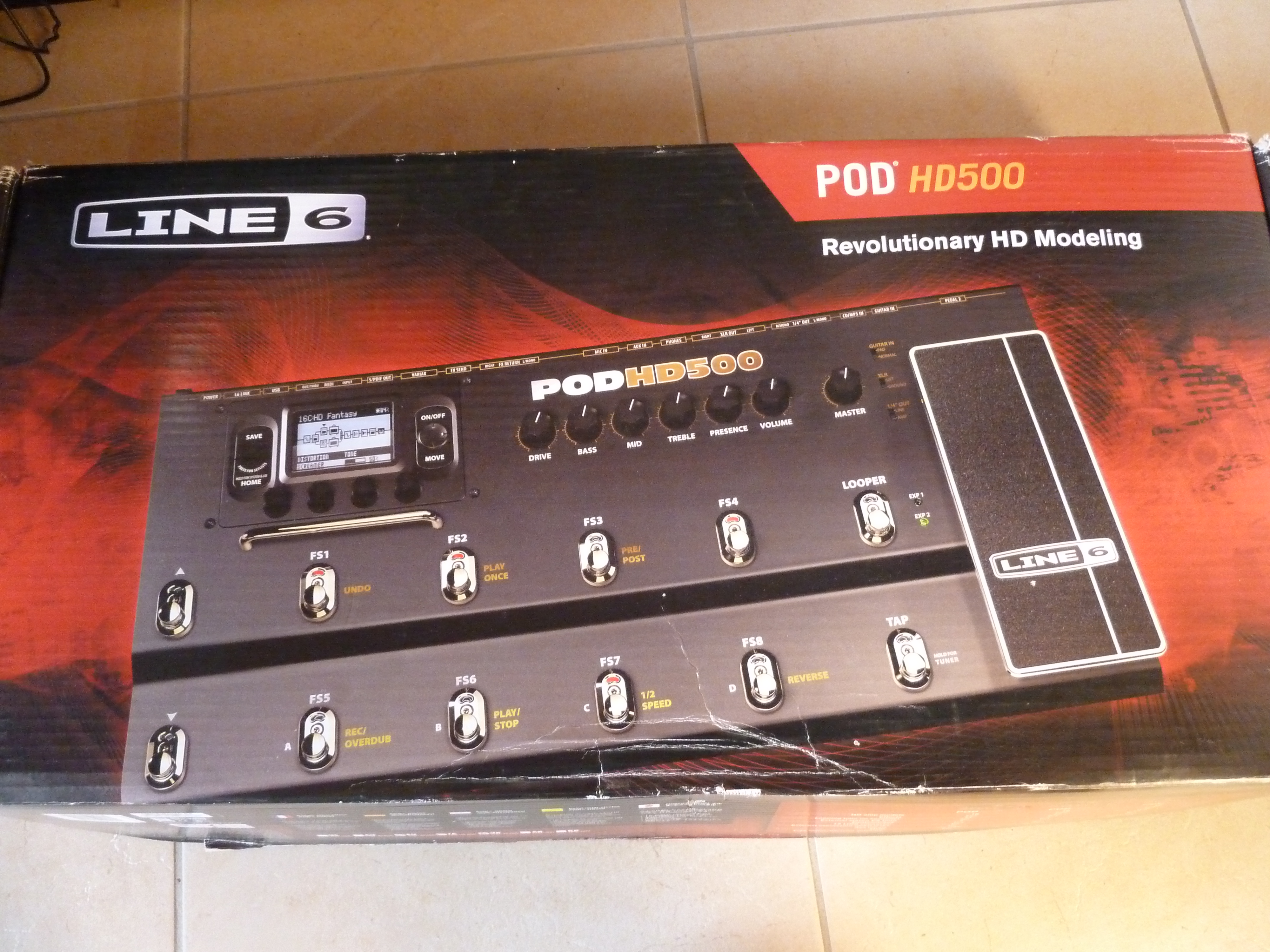 Схема line 6 pod hd 500