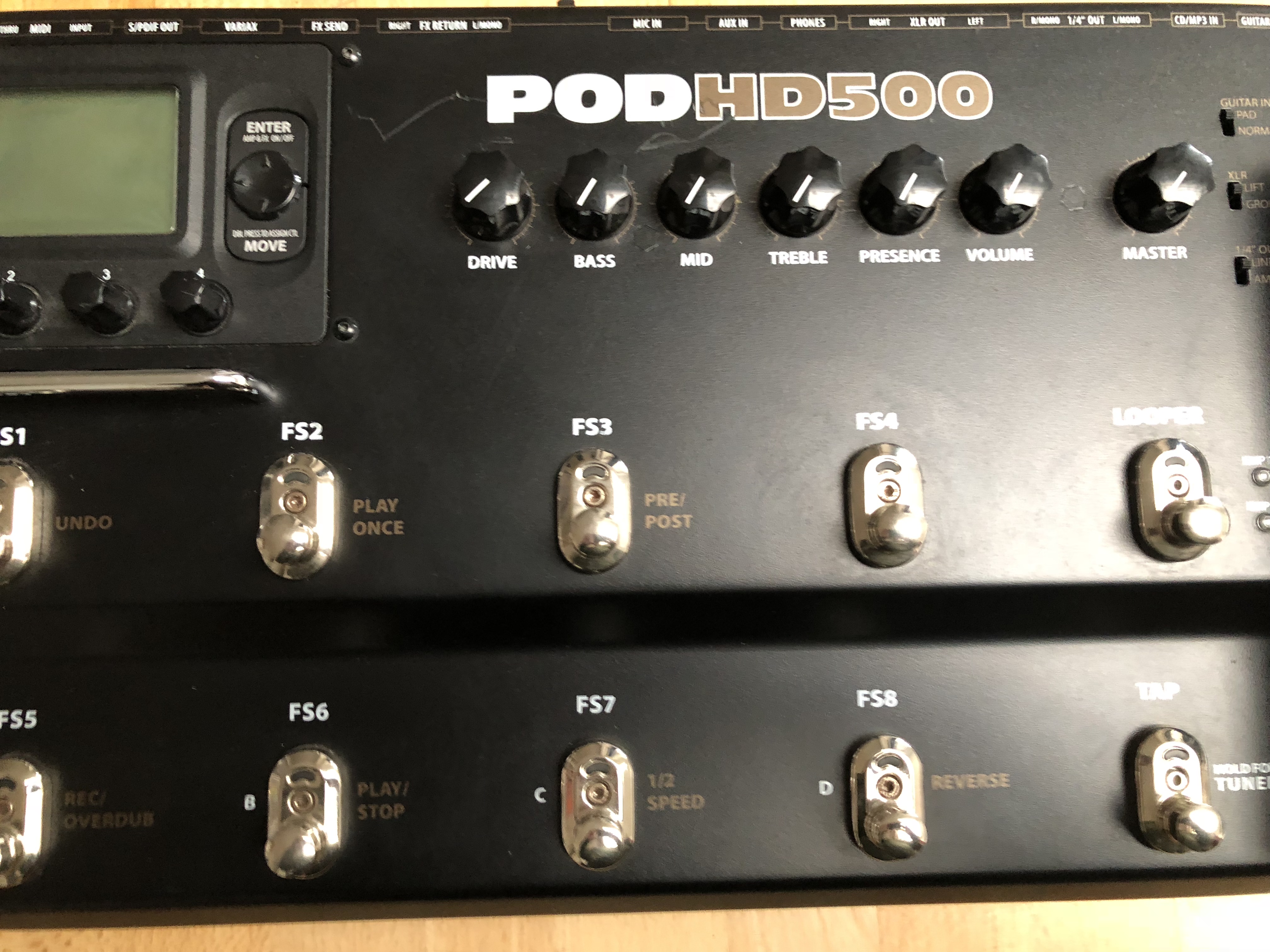 Схема line 6 pod hd 500