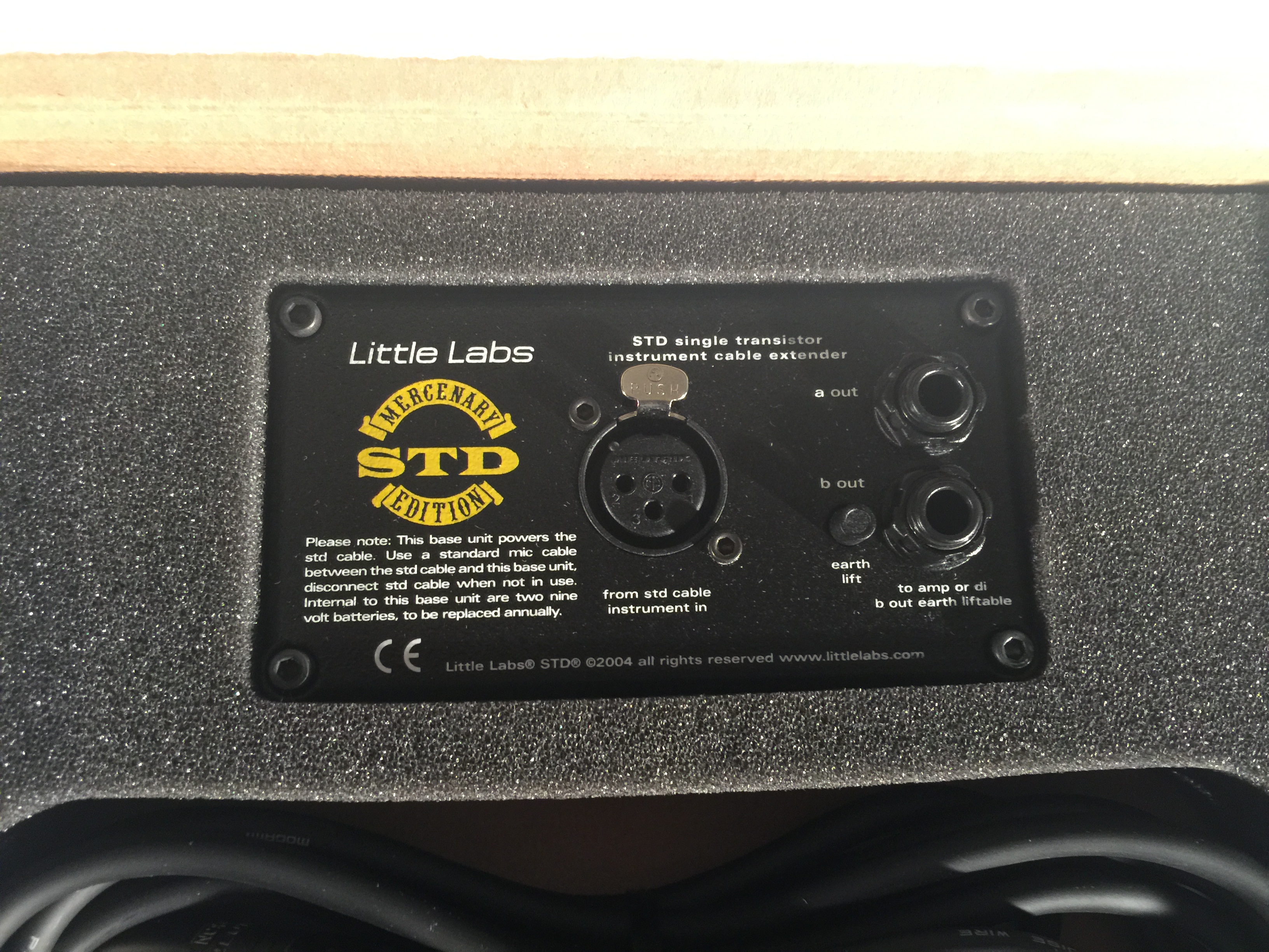 Photo Little Labs STD Mercenary Instrument Cable Extender Little Labs