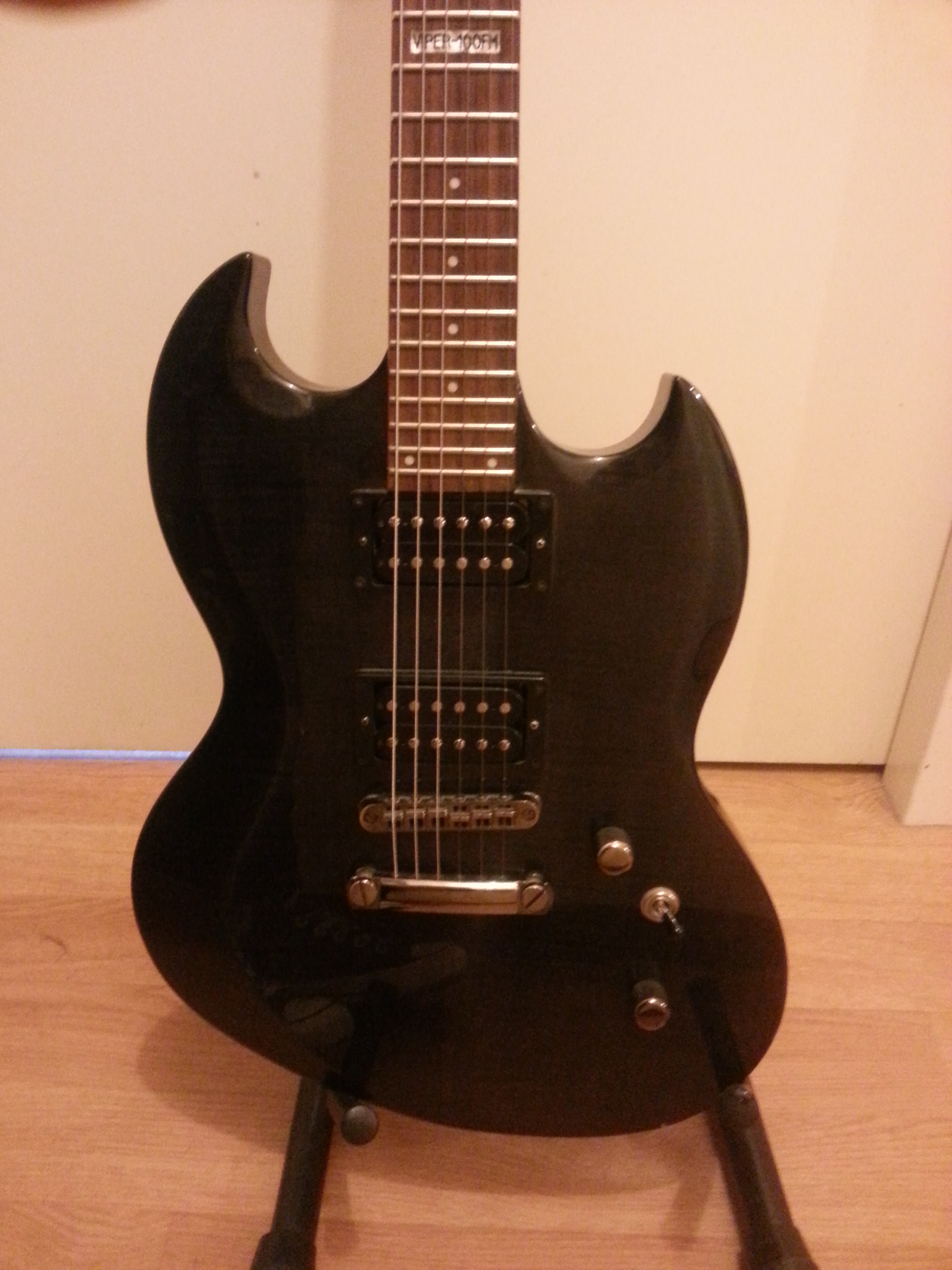 Photo LTD Viper100FM See Thru Black ESP Ltd Viper100FM (862707