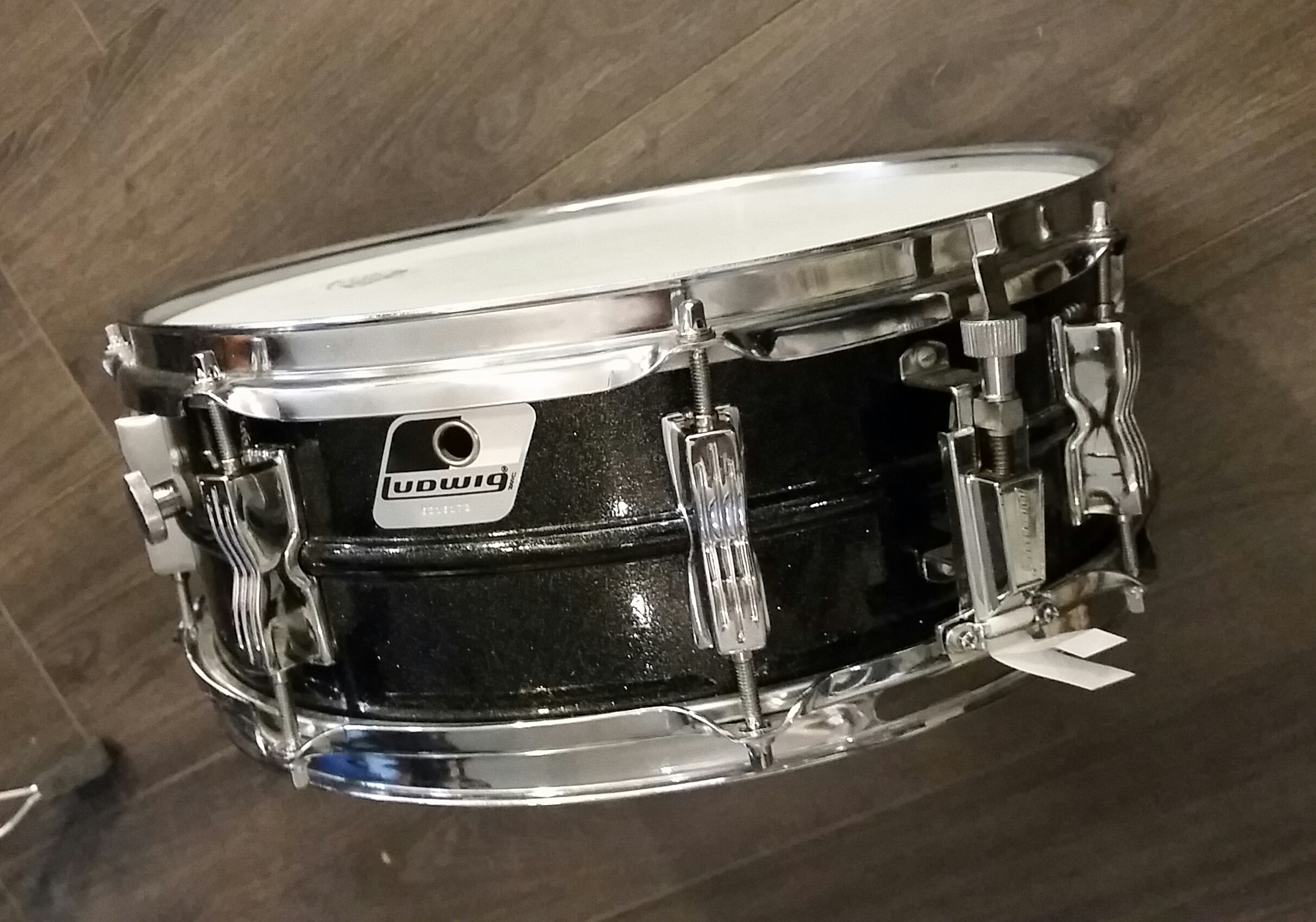 Photo Ludwig Drums 6.5x14 acrolite black galaxy Ludwig Drums 6.5x14