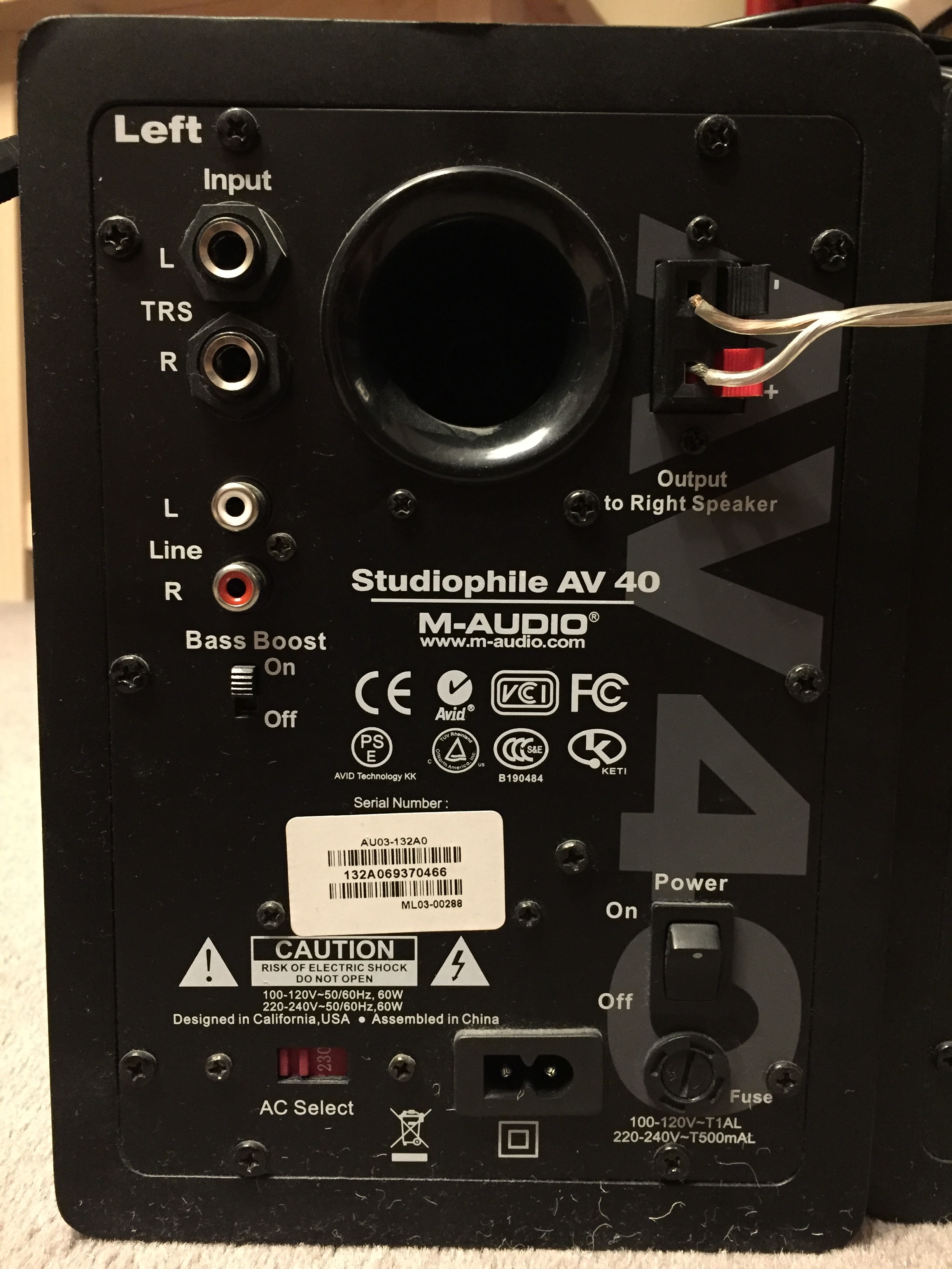 AV 40 MAudio AV 40 Audiofanzine