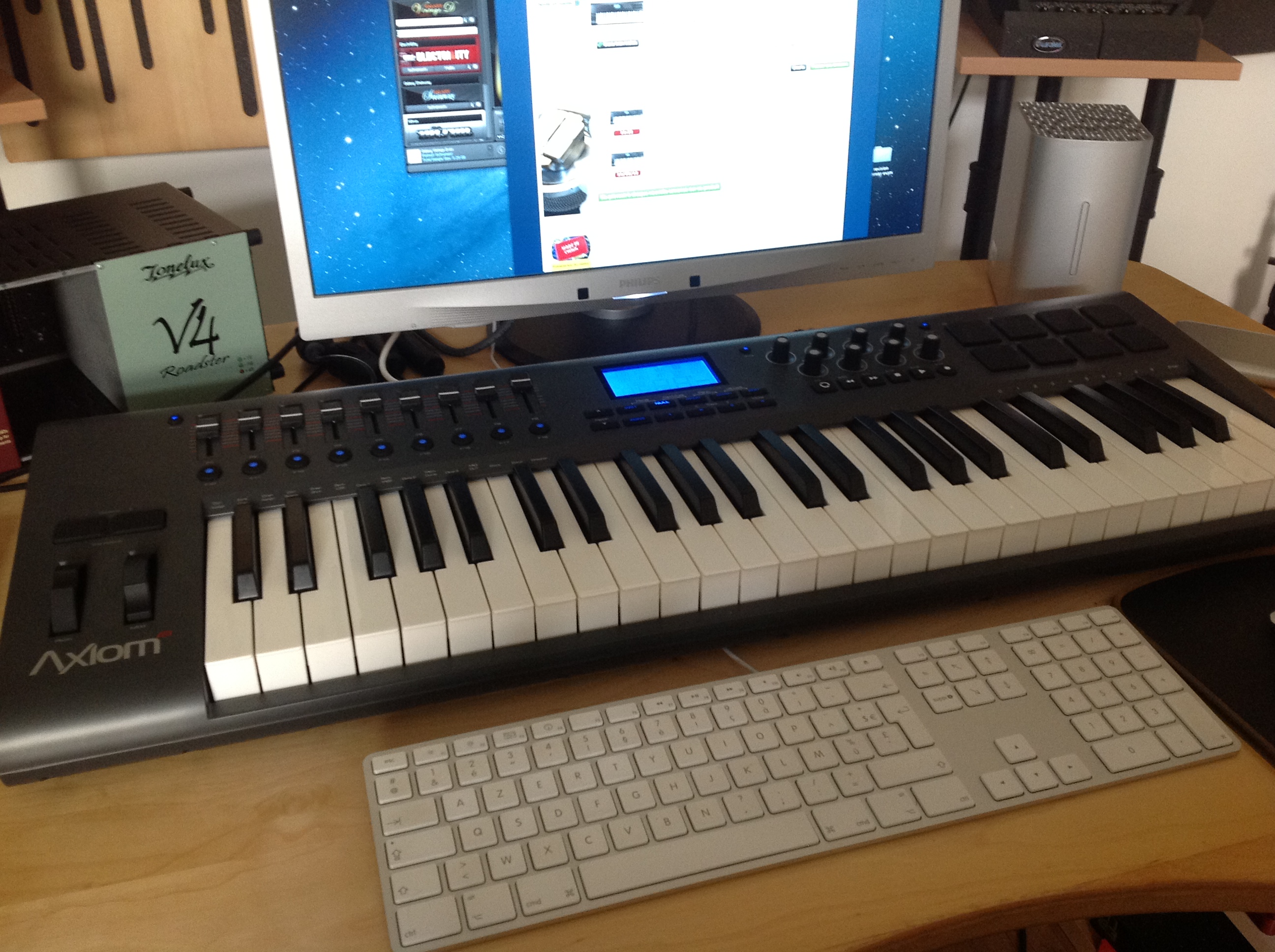 axiom 49 keyboard apple garageband