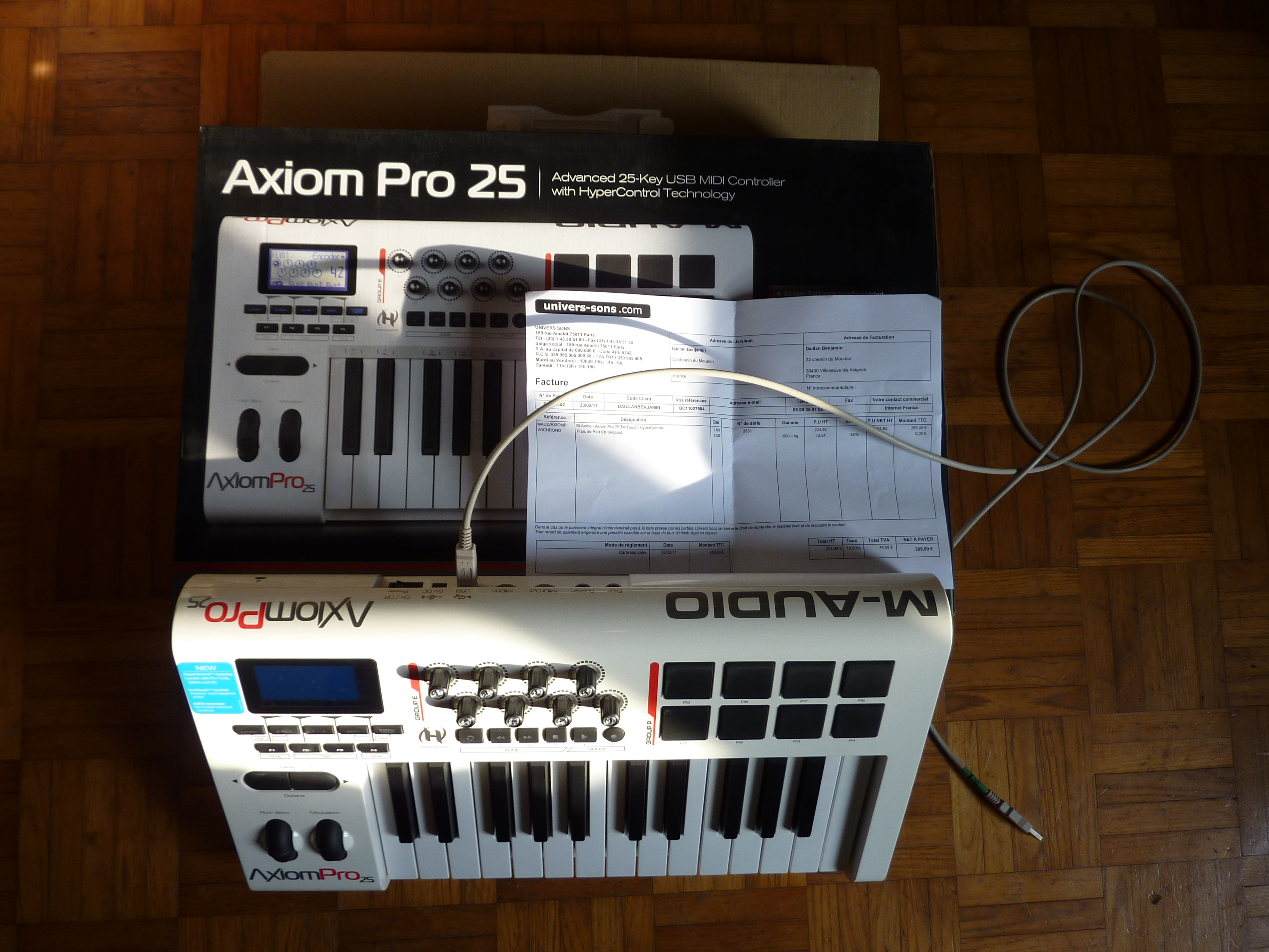 best software for m audio axiom 25