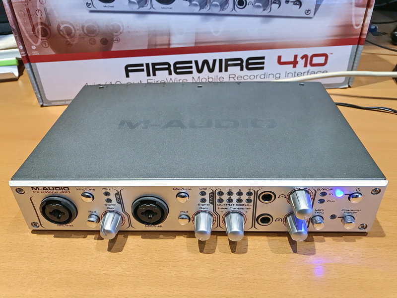 Звуковая карта m audio firewire 410