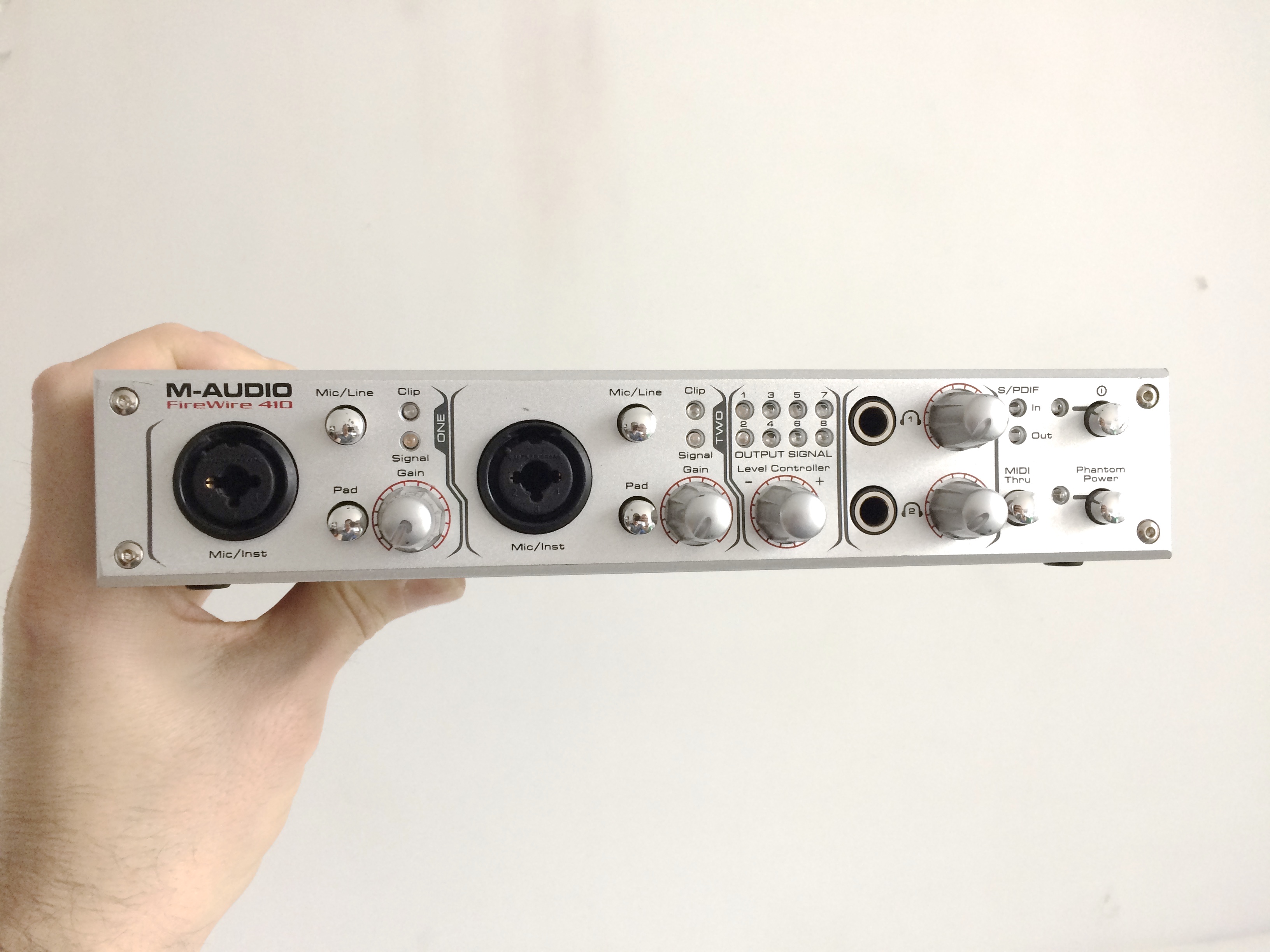 M audio firewire 410 подключение к компьютеру