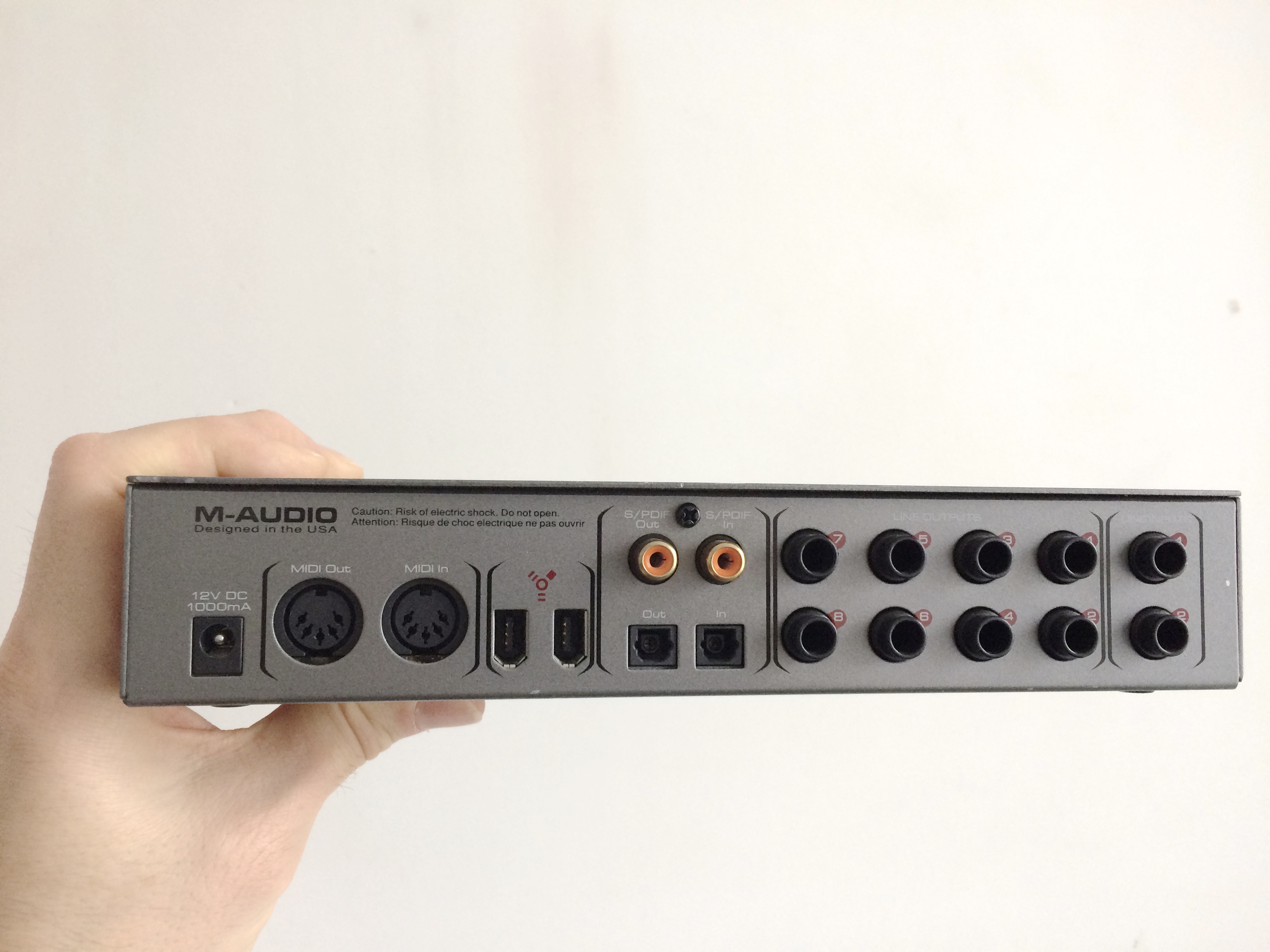 M audio firewire 410 подключение к компьютеру