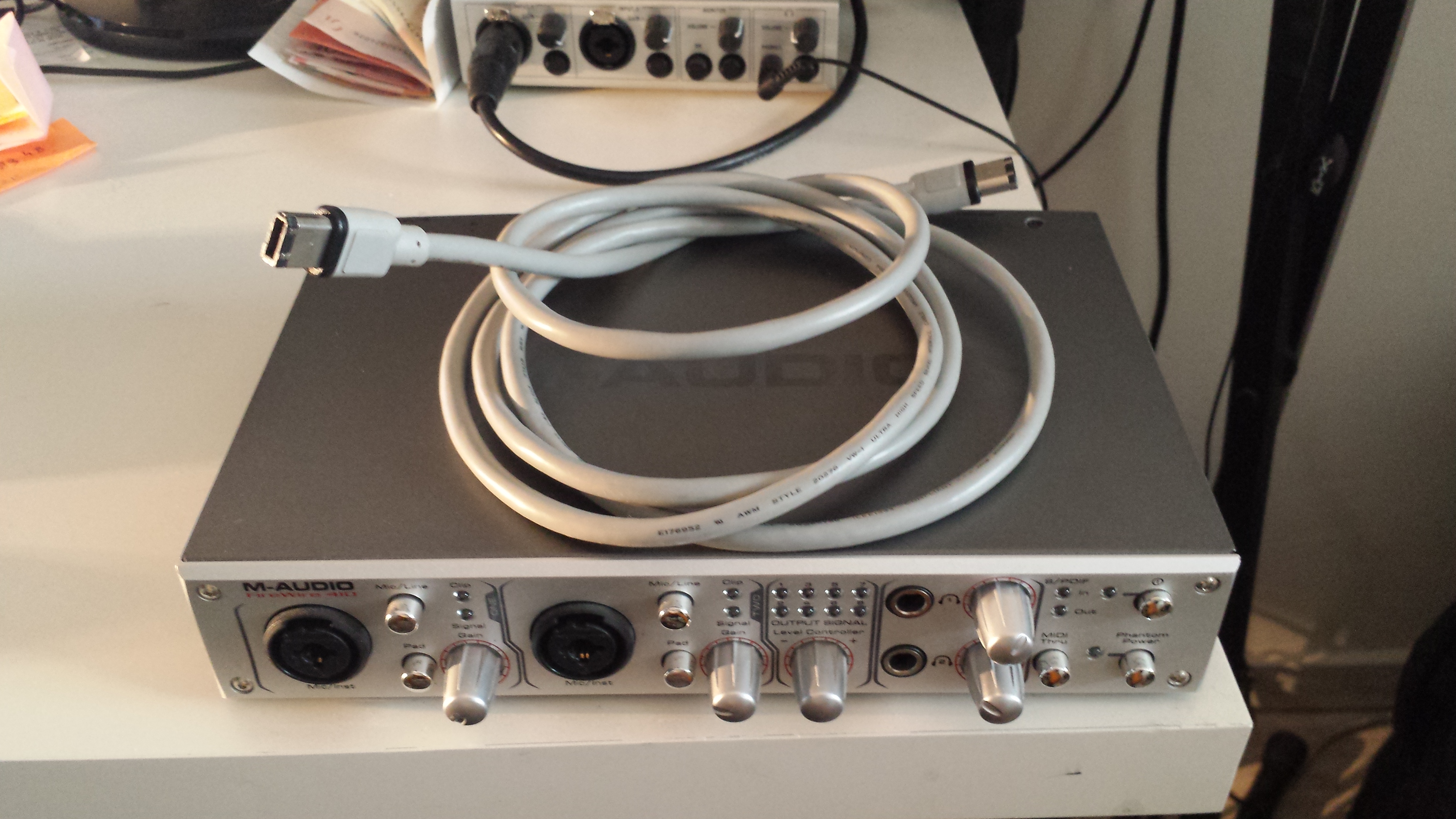 M audio firewire 410 подключение к компьютеру