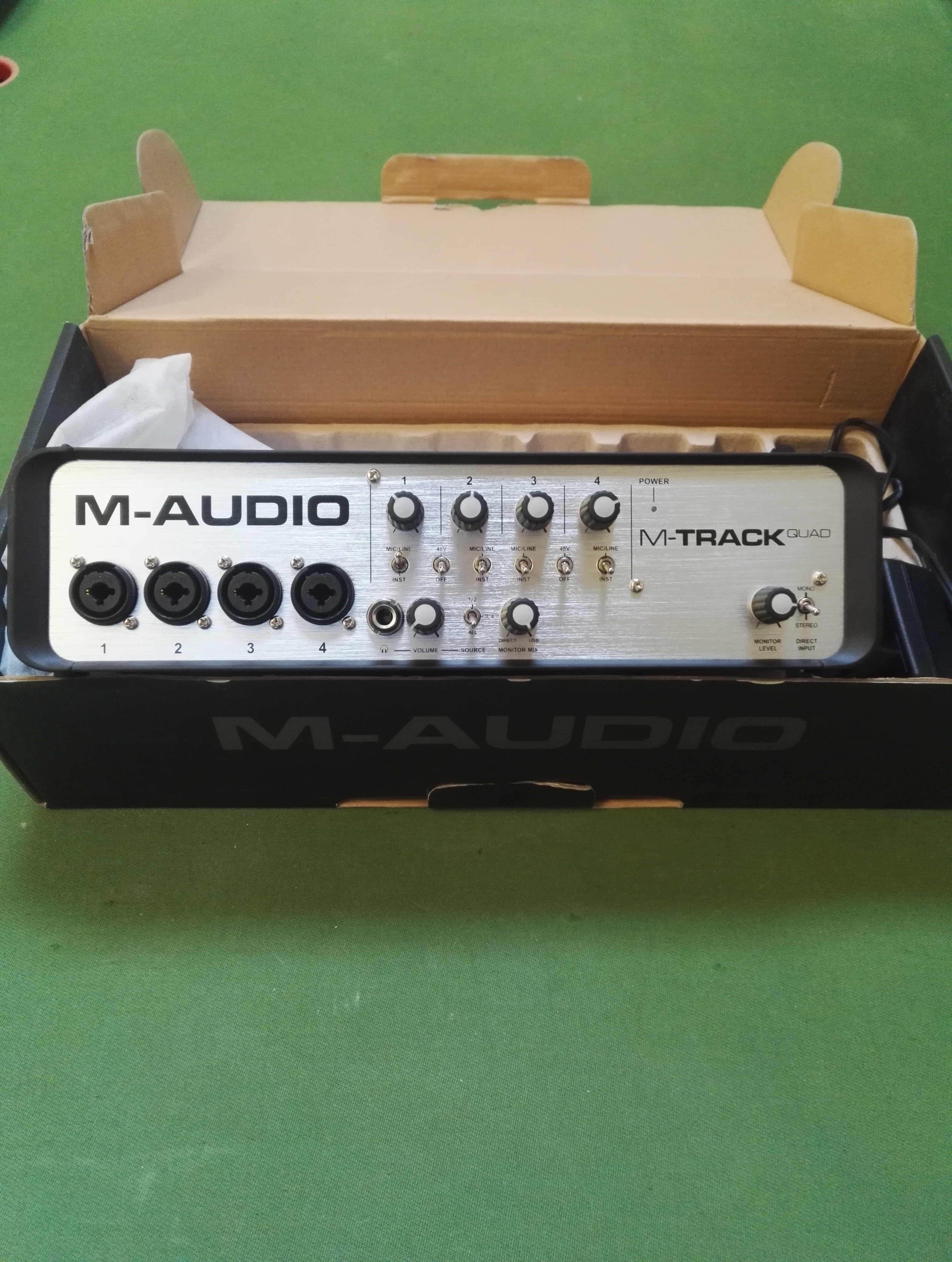 MTrack Quad MAudio MTrack Quad Audiofanzine