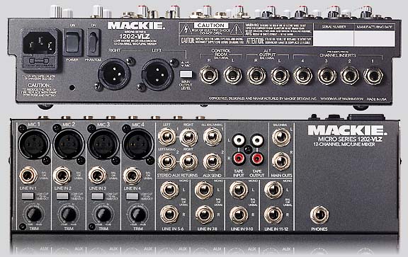 Mackie 1202 vlz pro manual