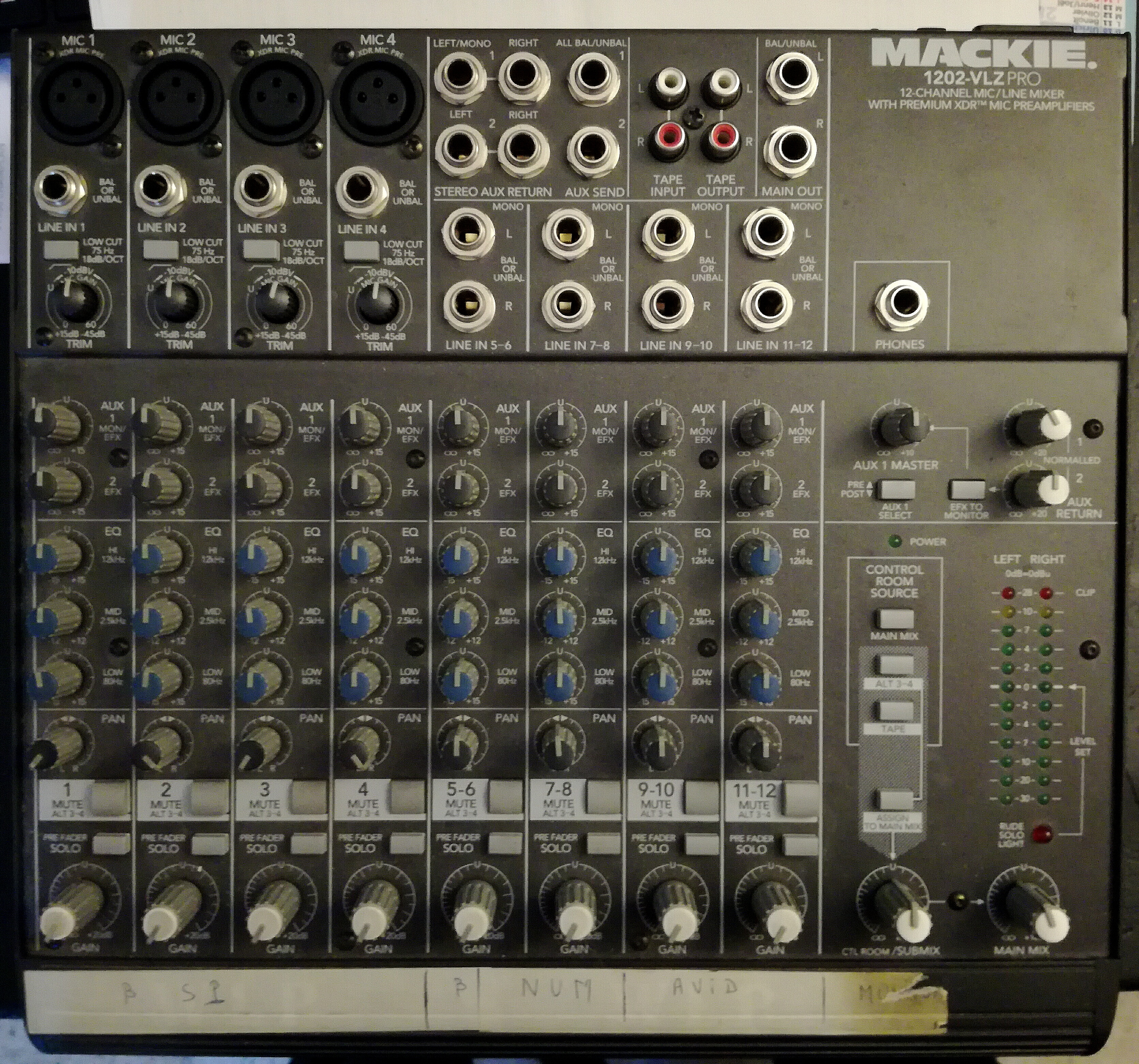 Mackie 1202 vlz pro manual