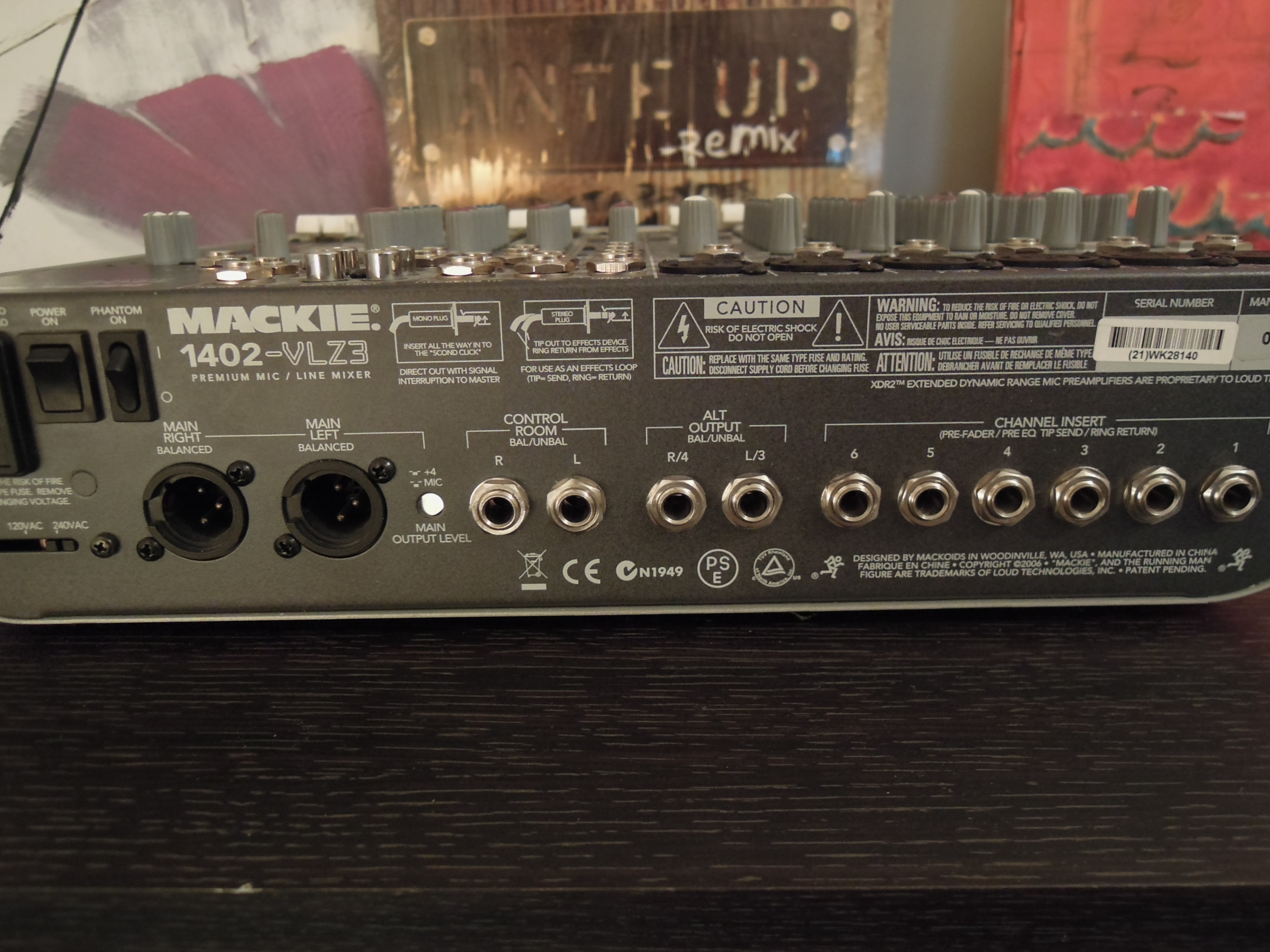 Mackie 1402VLZ3 image (1805215) Audiofanzine