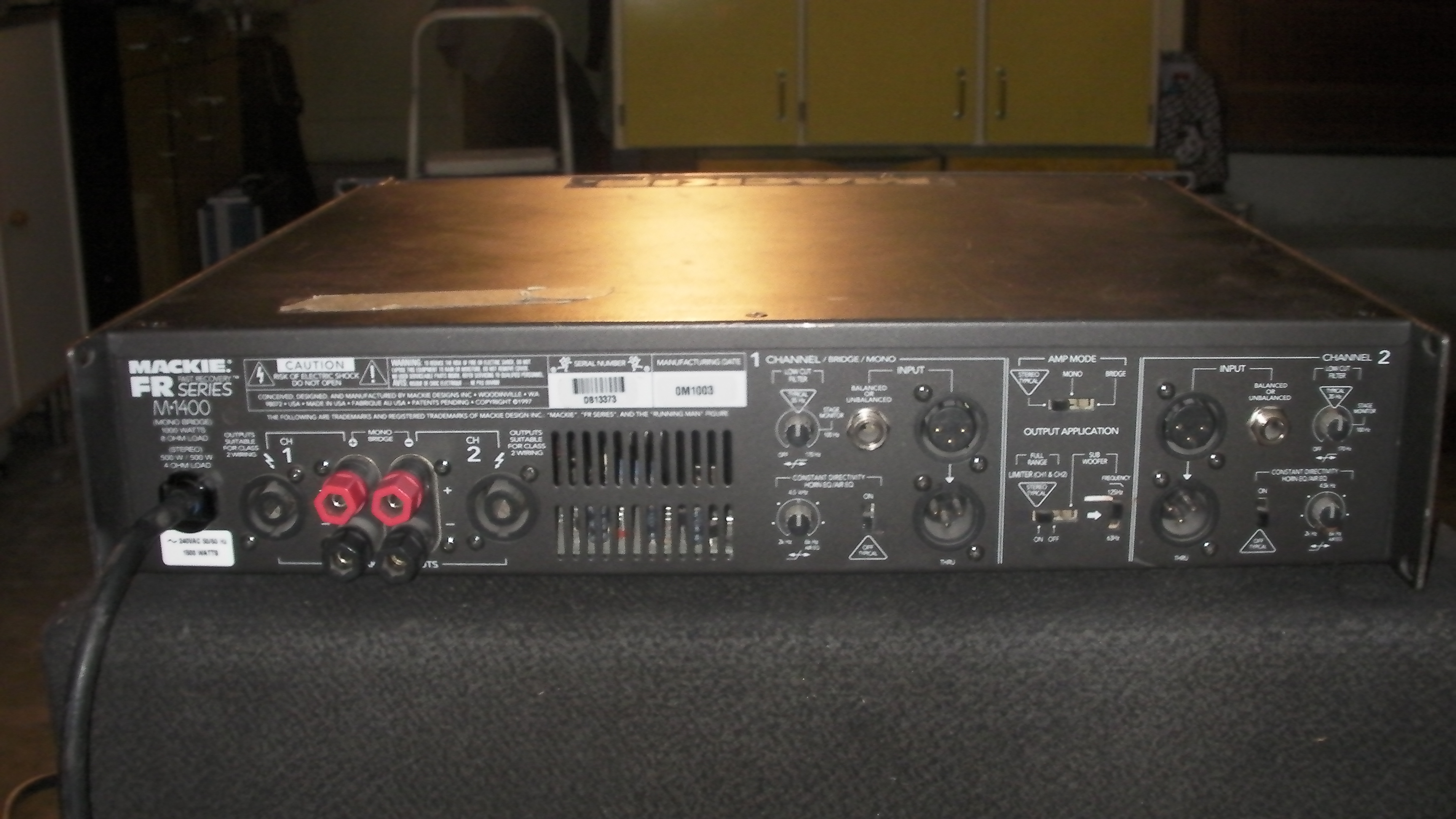 Mackie M 1400 image (488008) Audiofanzine