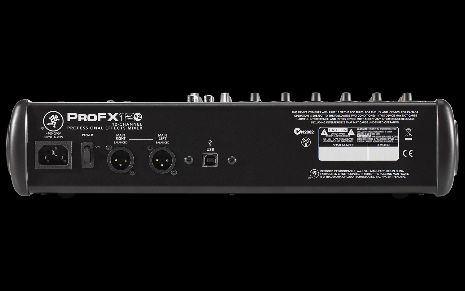Photo Mackie ProFX12v2 ProFX12v2 Rear (1087315) Audiofanzine