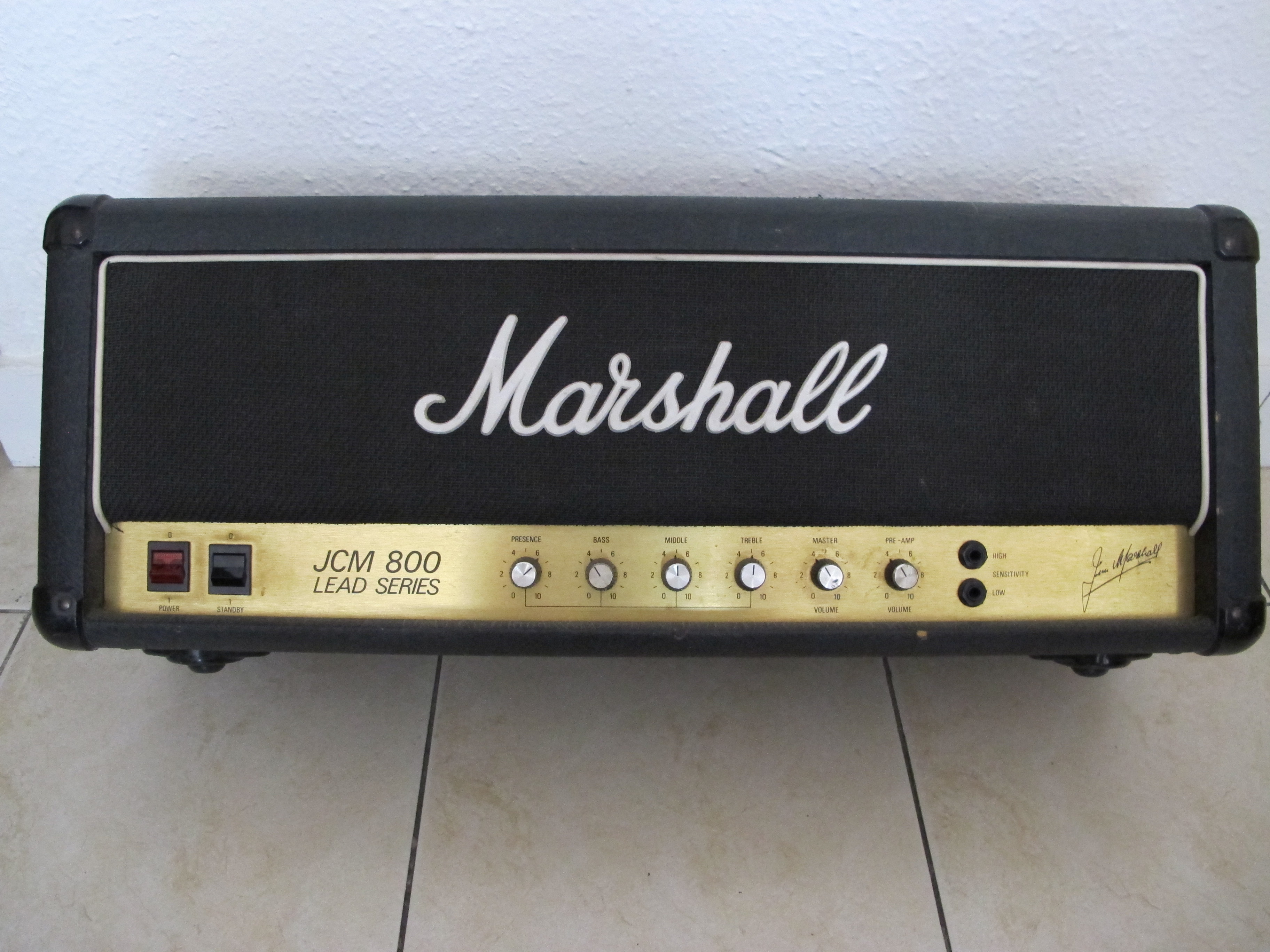 Photo Marshall 2203 JCM800 Reissue : Marshall [Vintage Series] JCM800 ...