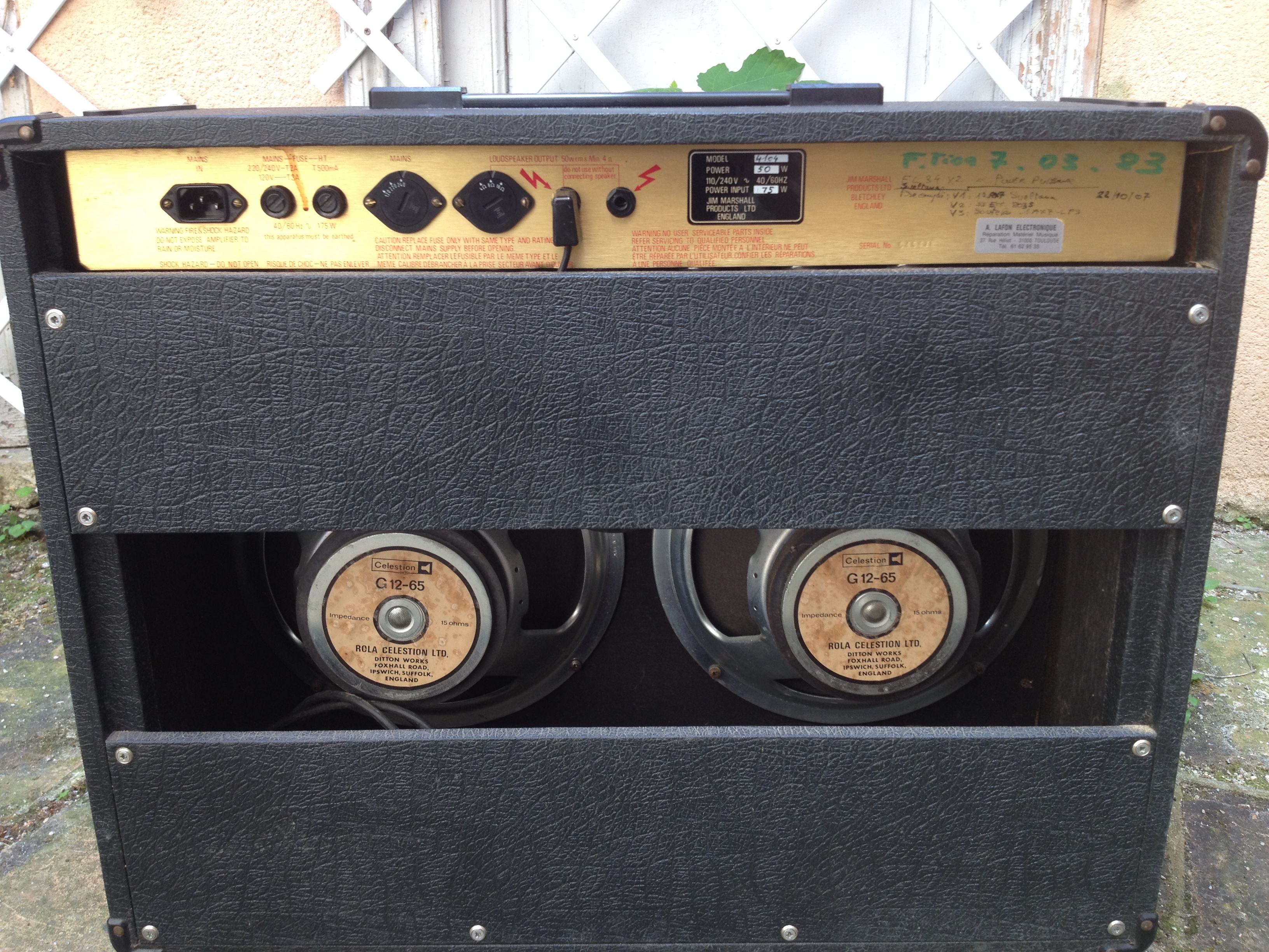 Photo Marshall 4104 JCM800 Master Volume Lead [19811989] Marshall