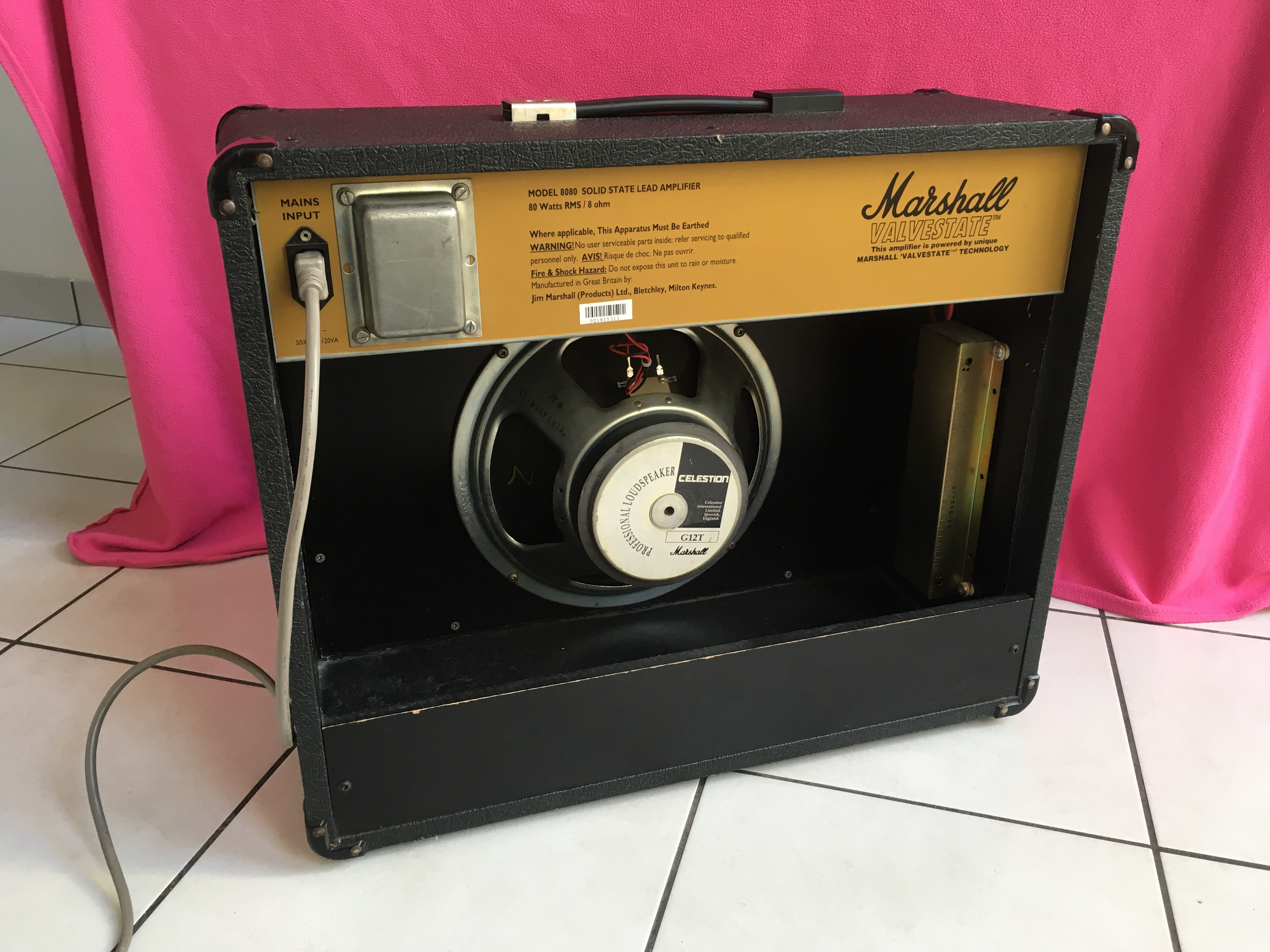 Photo Marshall 8080 Valvestate 80V Marshall 8080 Valvestate V80 [1991