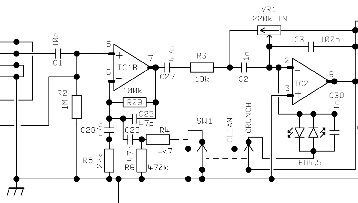 Marshall Valvestate 8080 Schematic