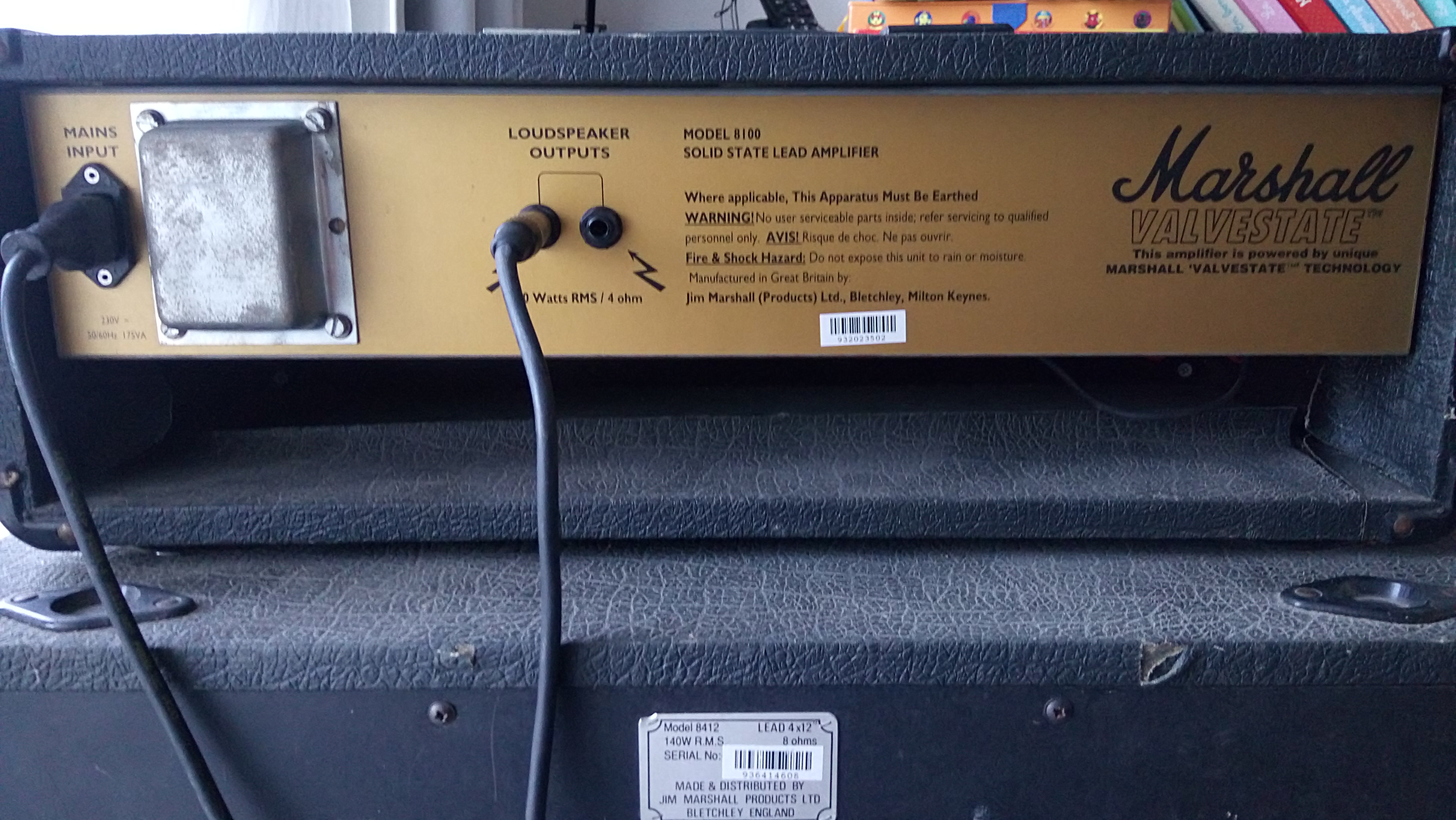 Marshall 8100 ValveState 100V image (#1523061) - Audiofanzine