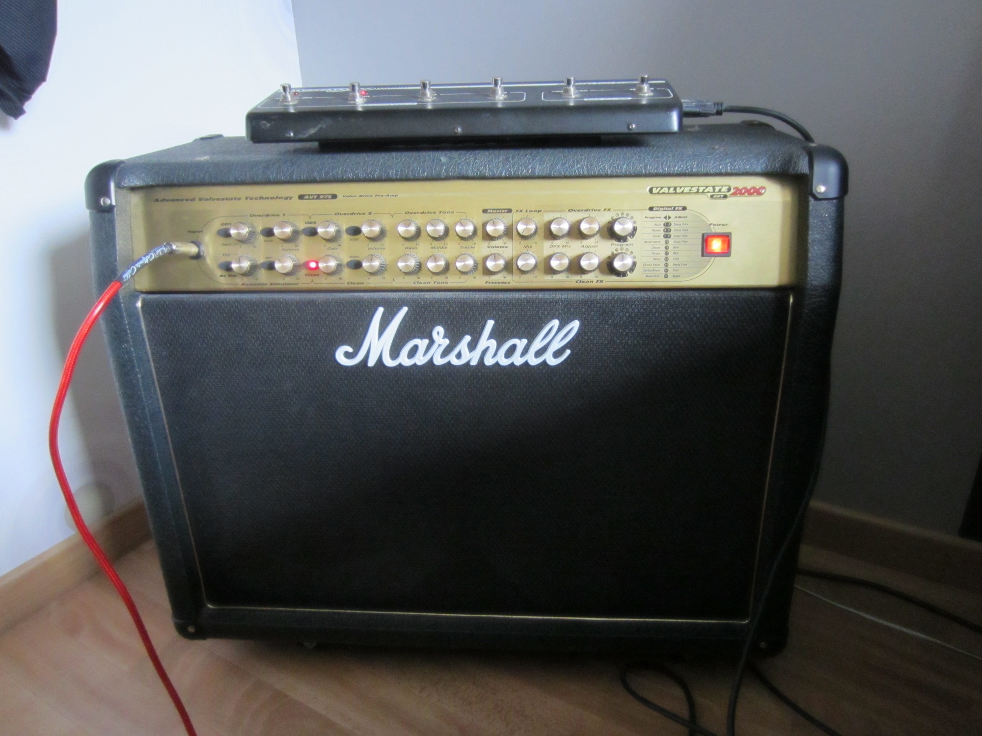 Marshall AVT275 valvestate 2000 フットスイッチ付 - アンプ