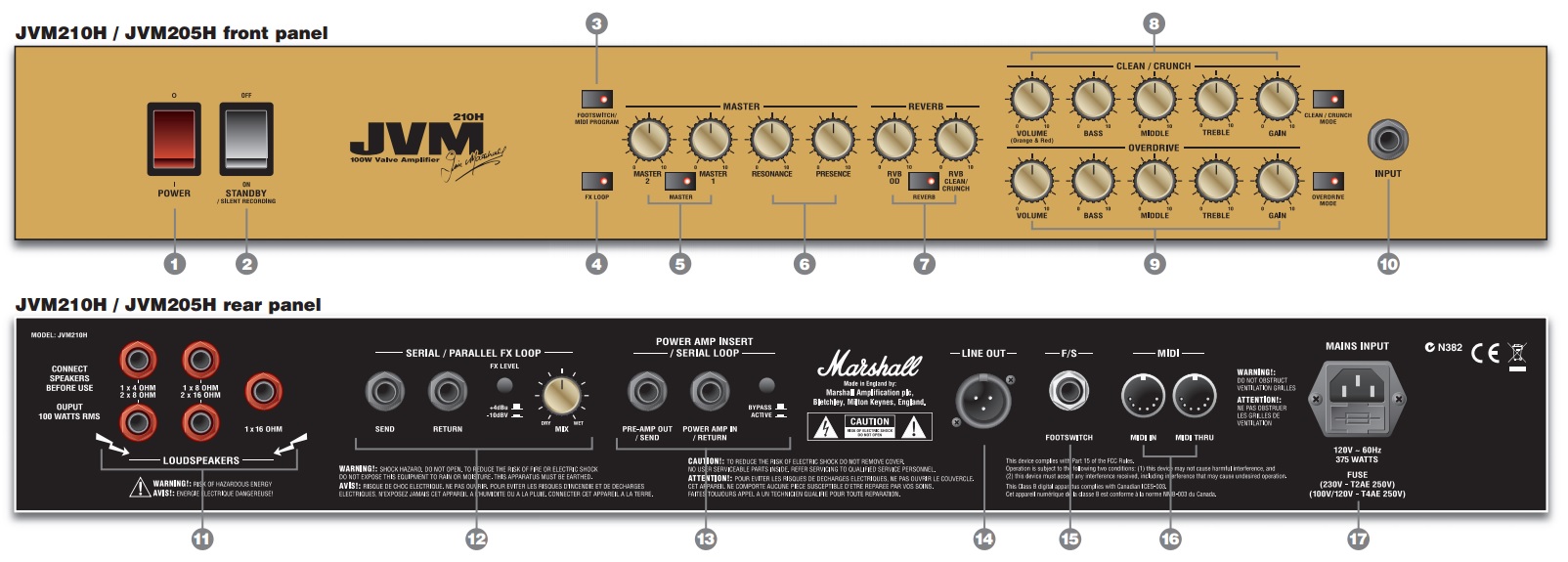 Marshall JVM210H image (1717541) Audiofanzine