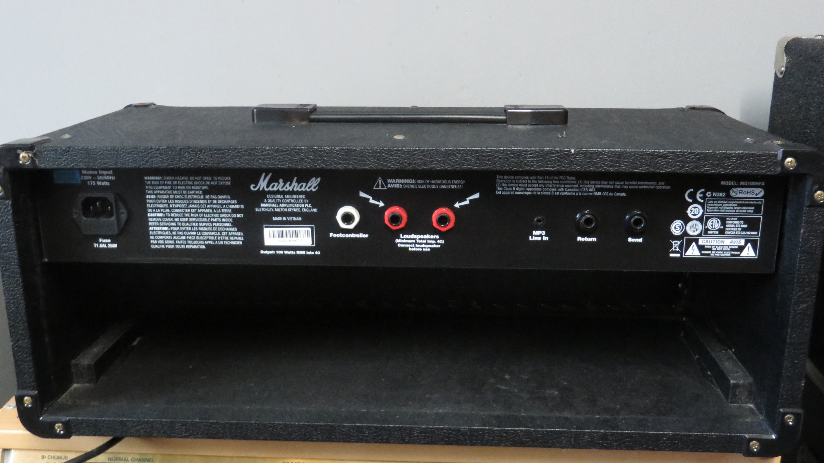 Marshall MG100HFX Image (#1507995) - Audiofanzine