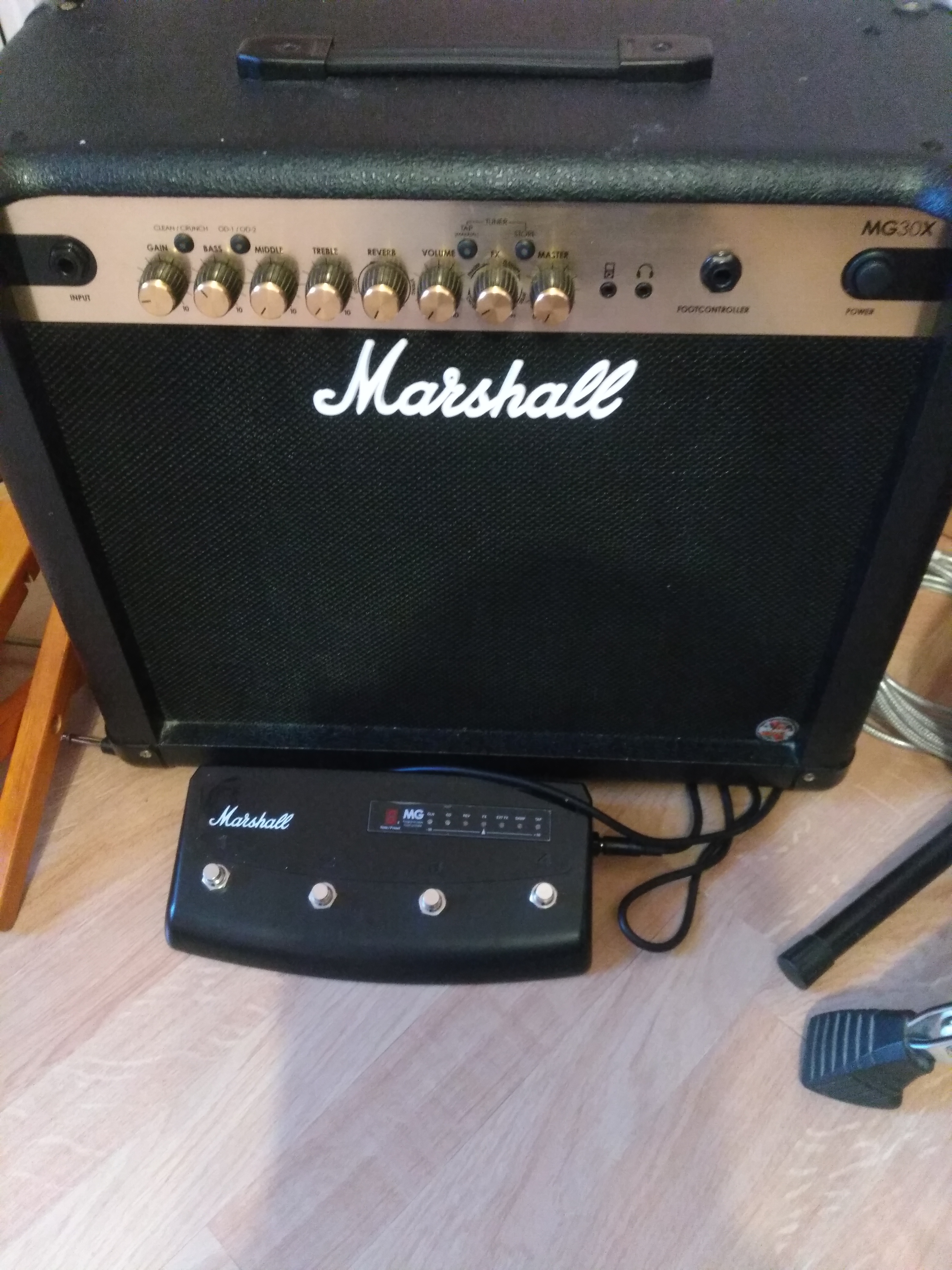 Marshall mg30cfx схема